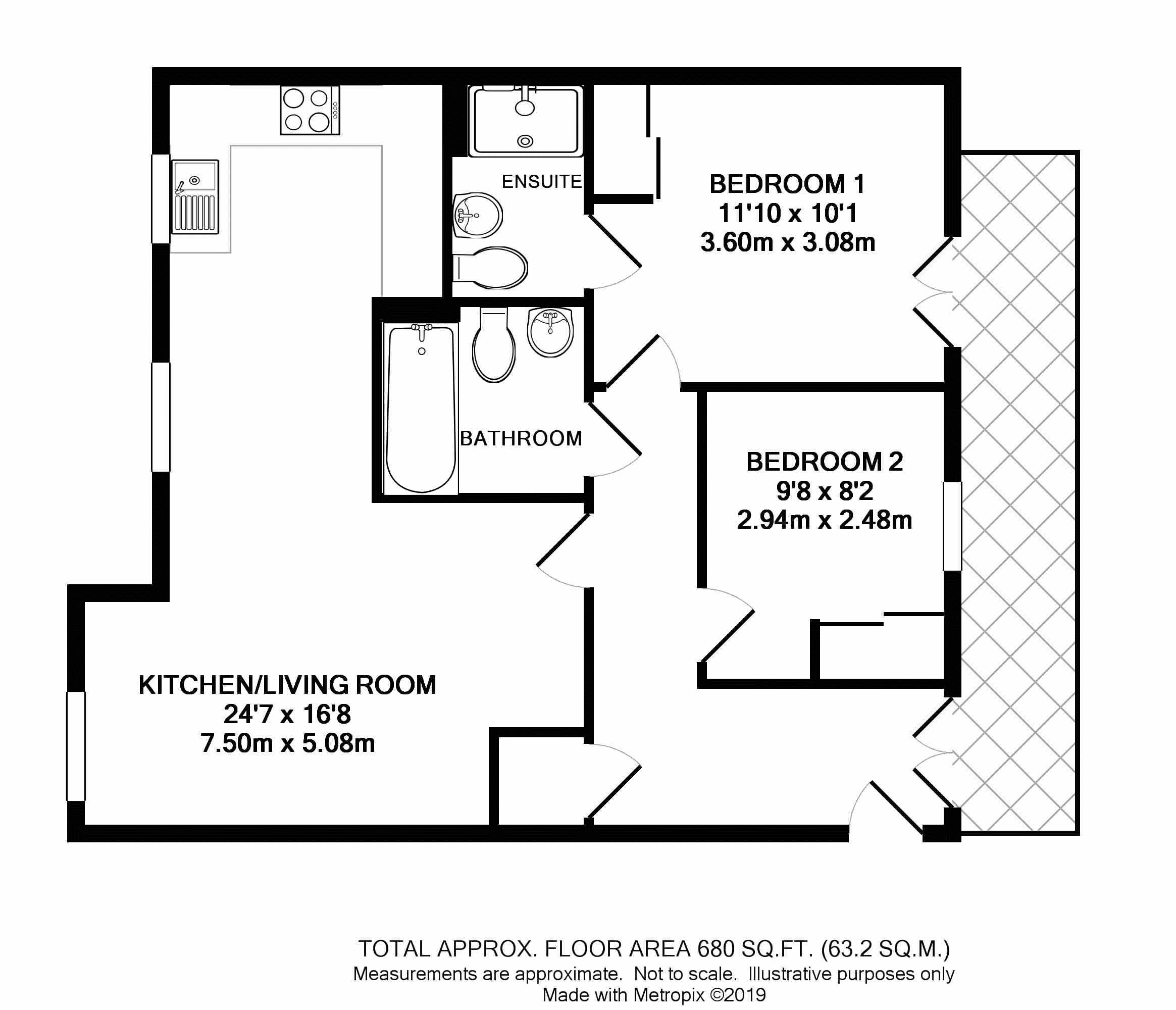 2 Bedrooms Flat for sale in Kingshill Drive, High Wycombe HP13