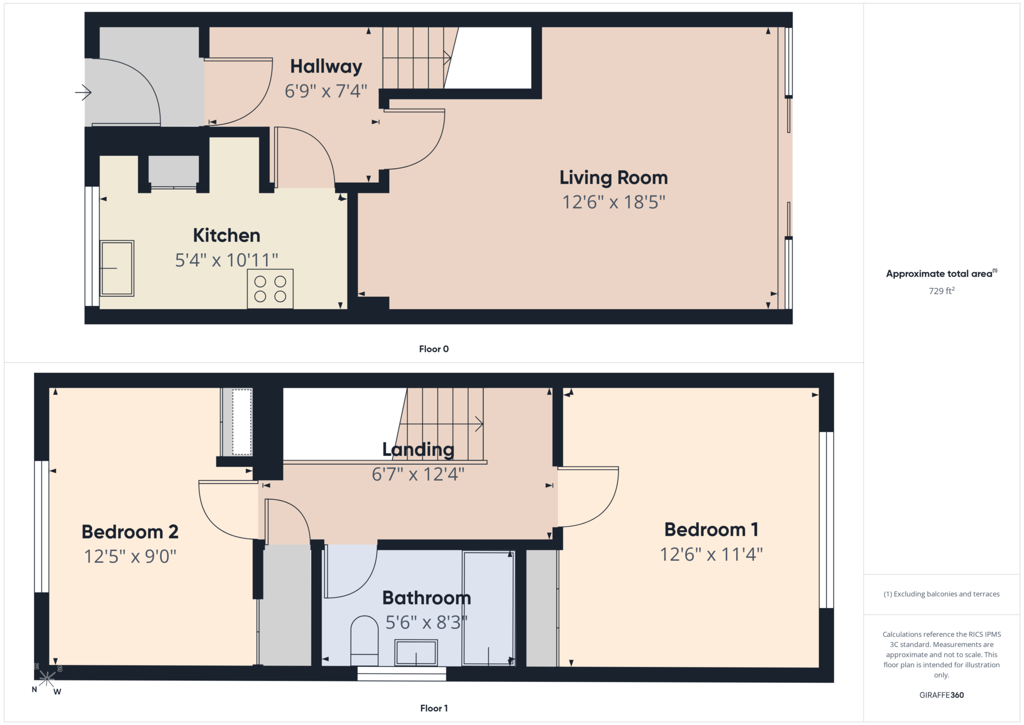 6, Mulberry Close, Horsham floorplan