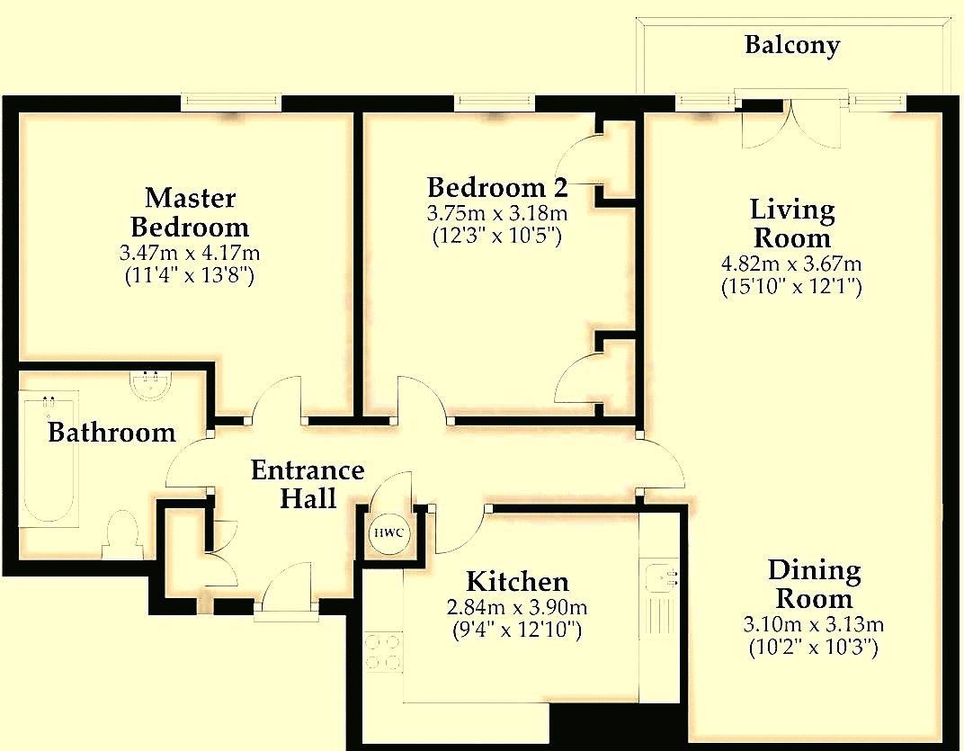 Flat 81 Fedden Village, Nore Road, Bristol floorplan