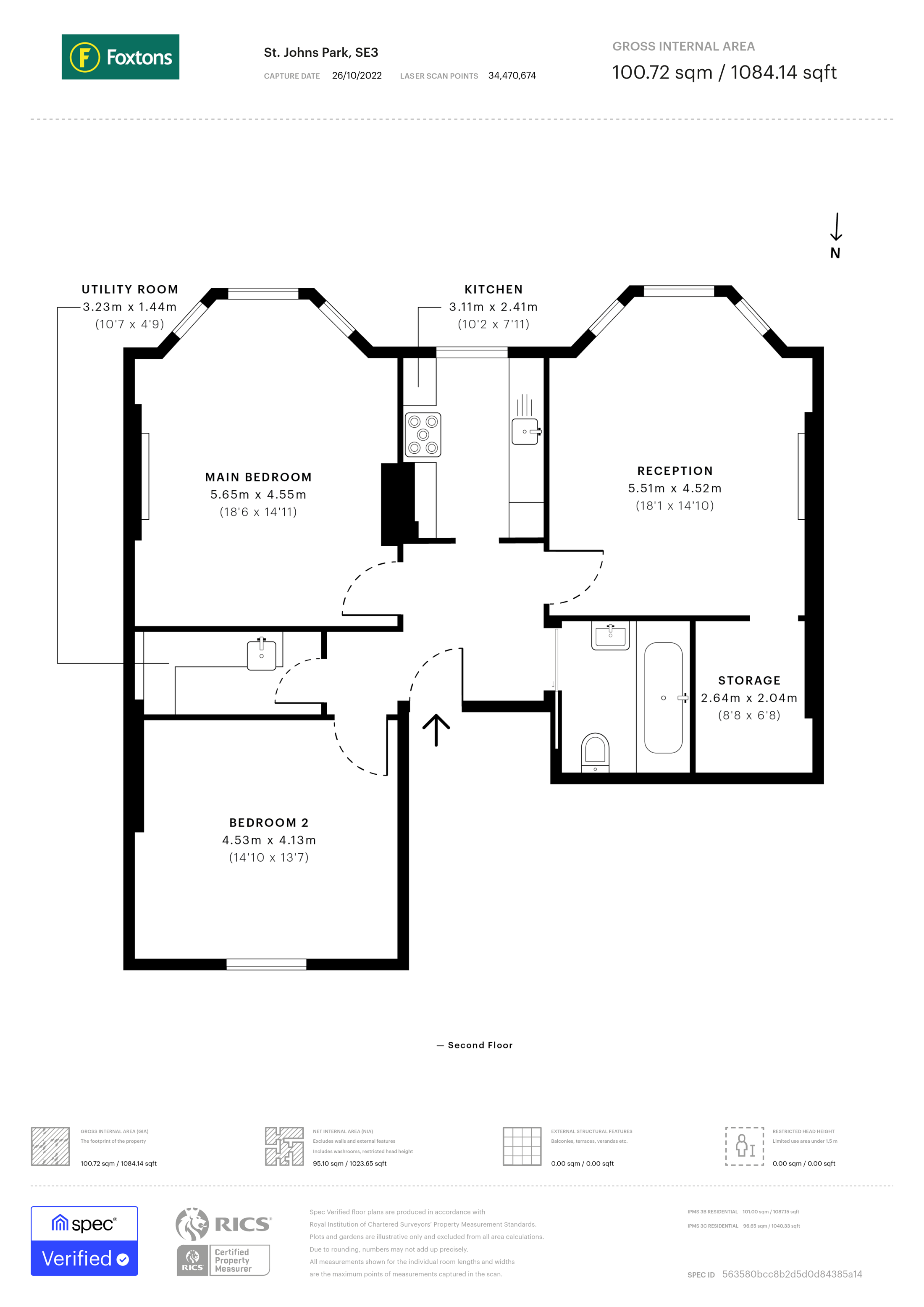 St Johns Park, Blackheath, London SE3, 2 bedroom flat for sale