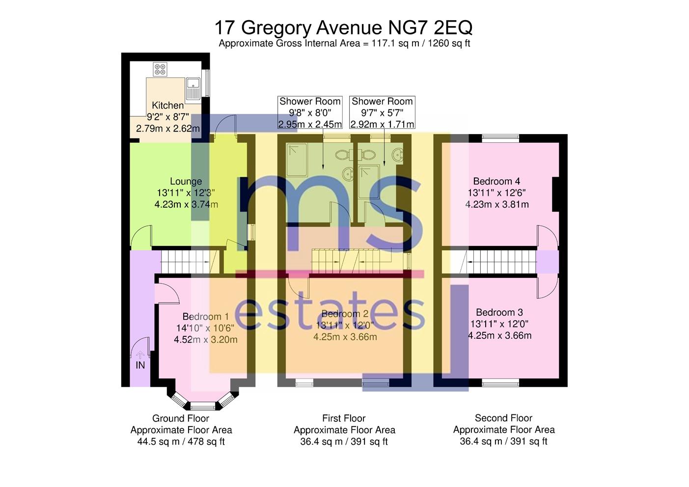 Gregory Avenue, Nottingham floorplan