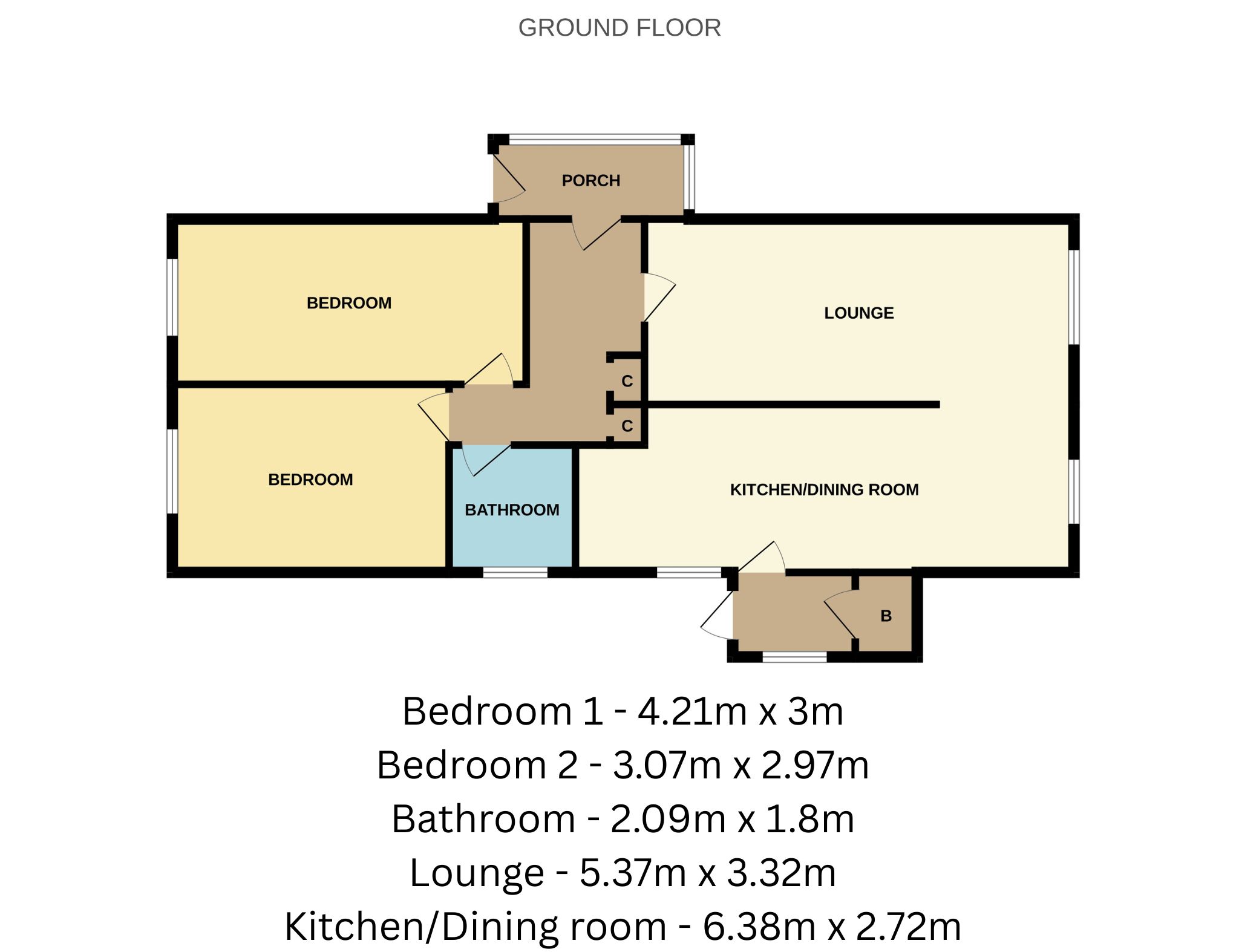 Knocklee, West George Street, Blairgowrie floorplan