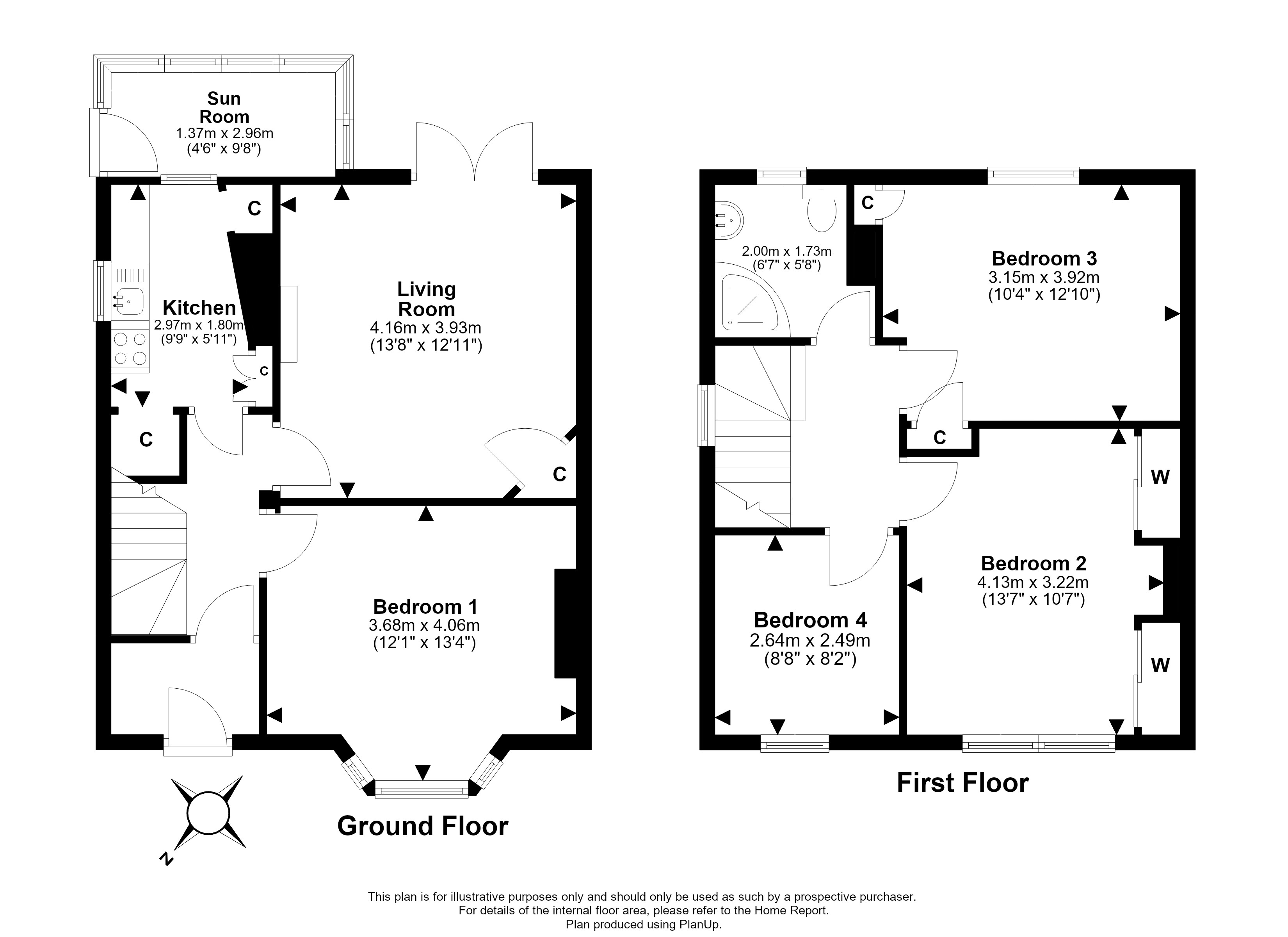1, Craiglockhart Road, Edinburgh floorplan