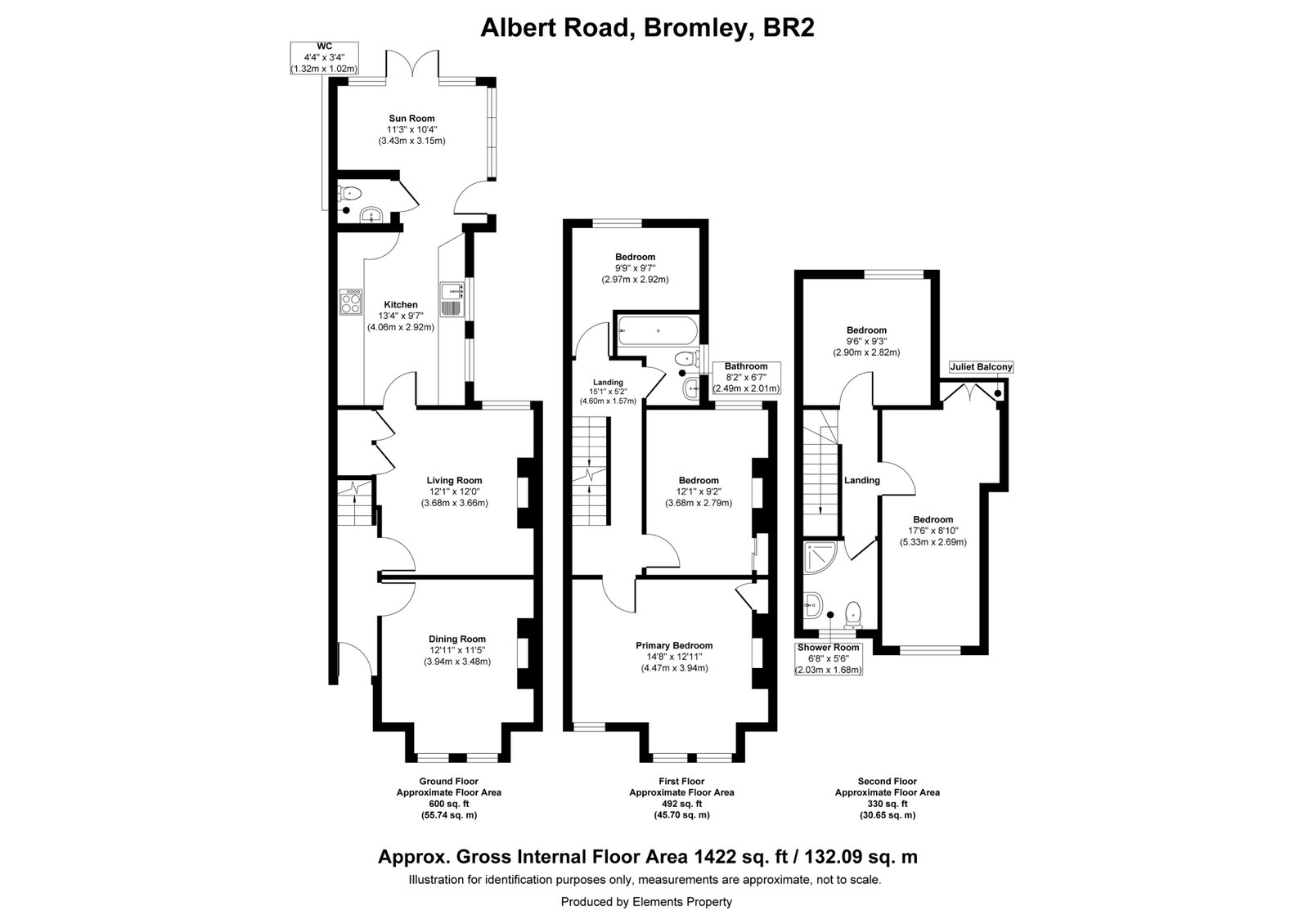 3, Albert Road, Bromley floorplan