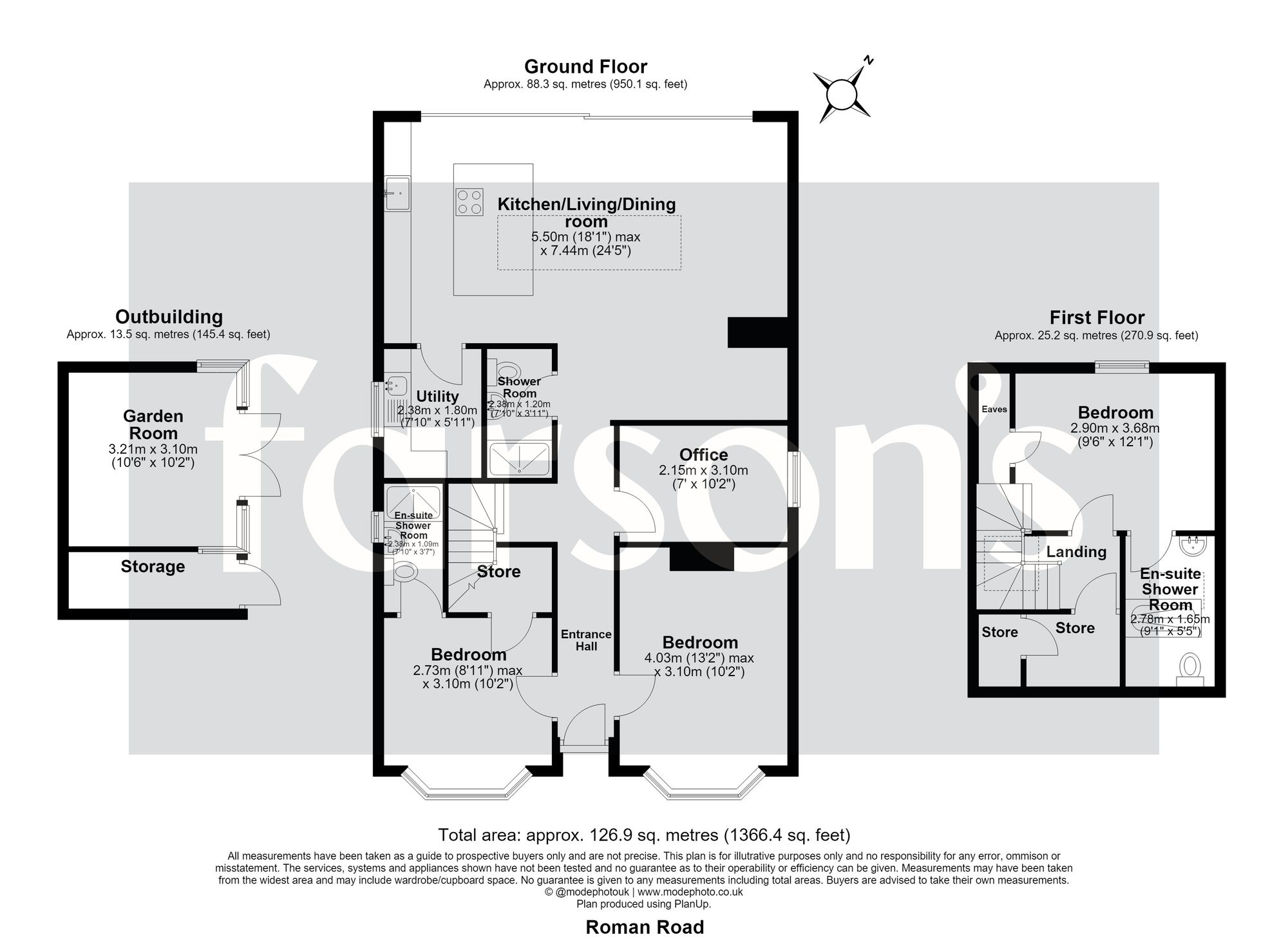 58 Roman Road, Brentwood floorplan