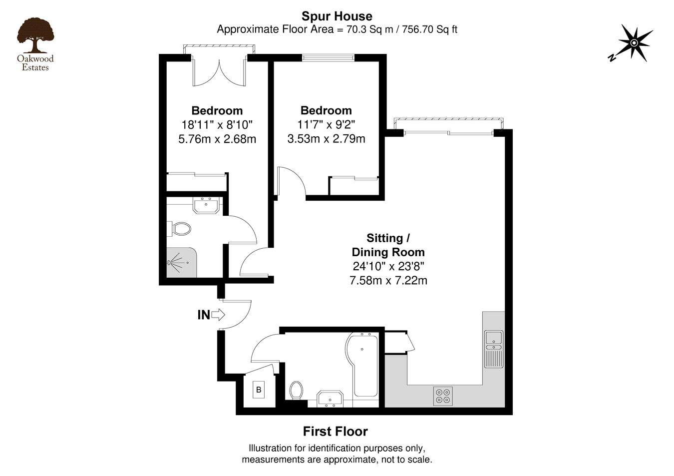 Spur House, The Crescent, Maidenhead floorplan