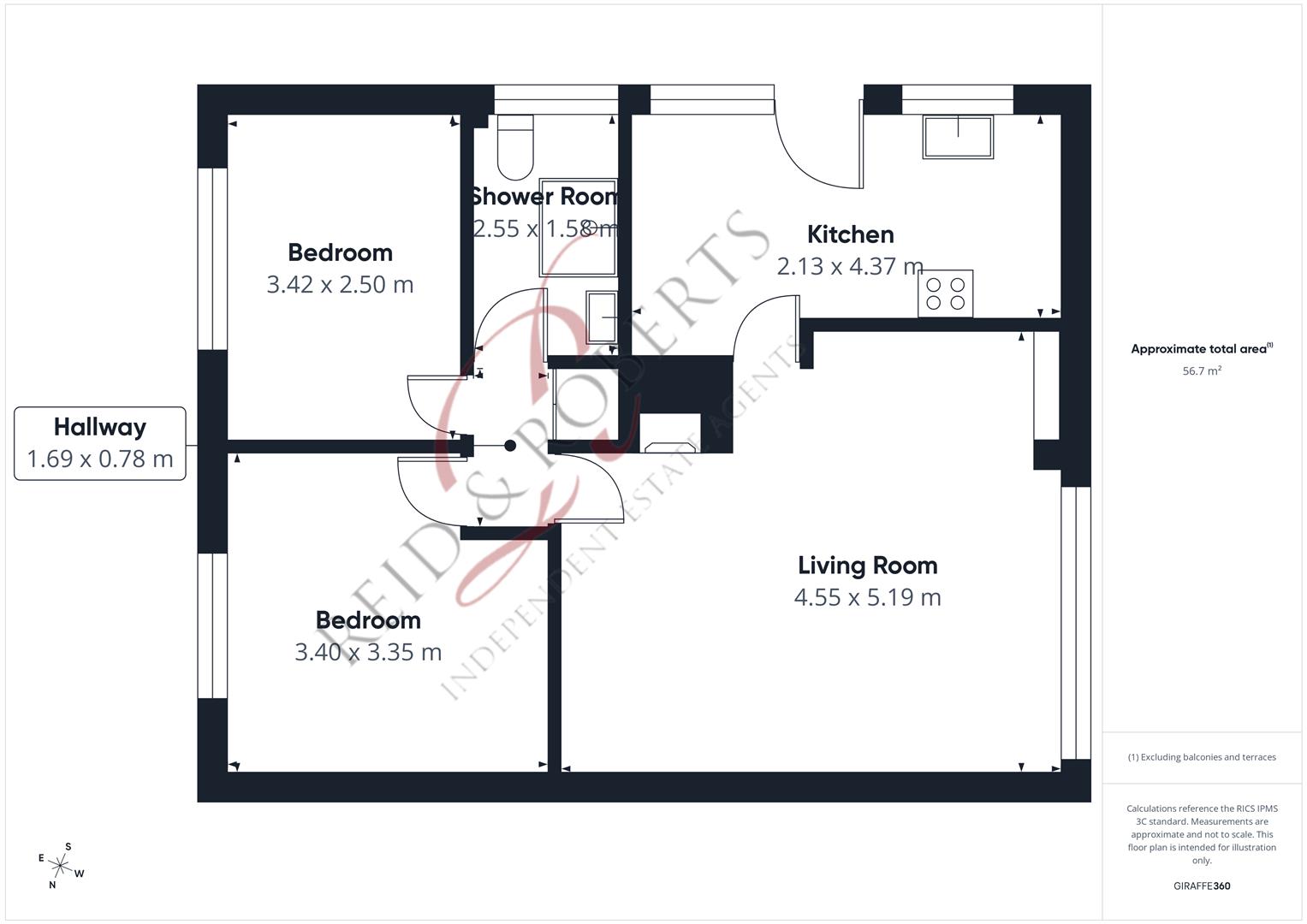 21, St. Davids Drive, Deeside floorplan