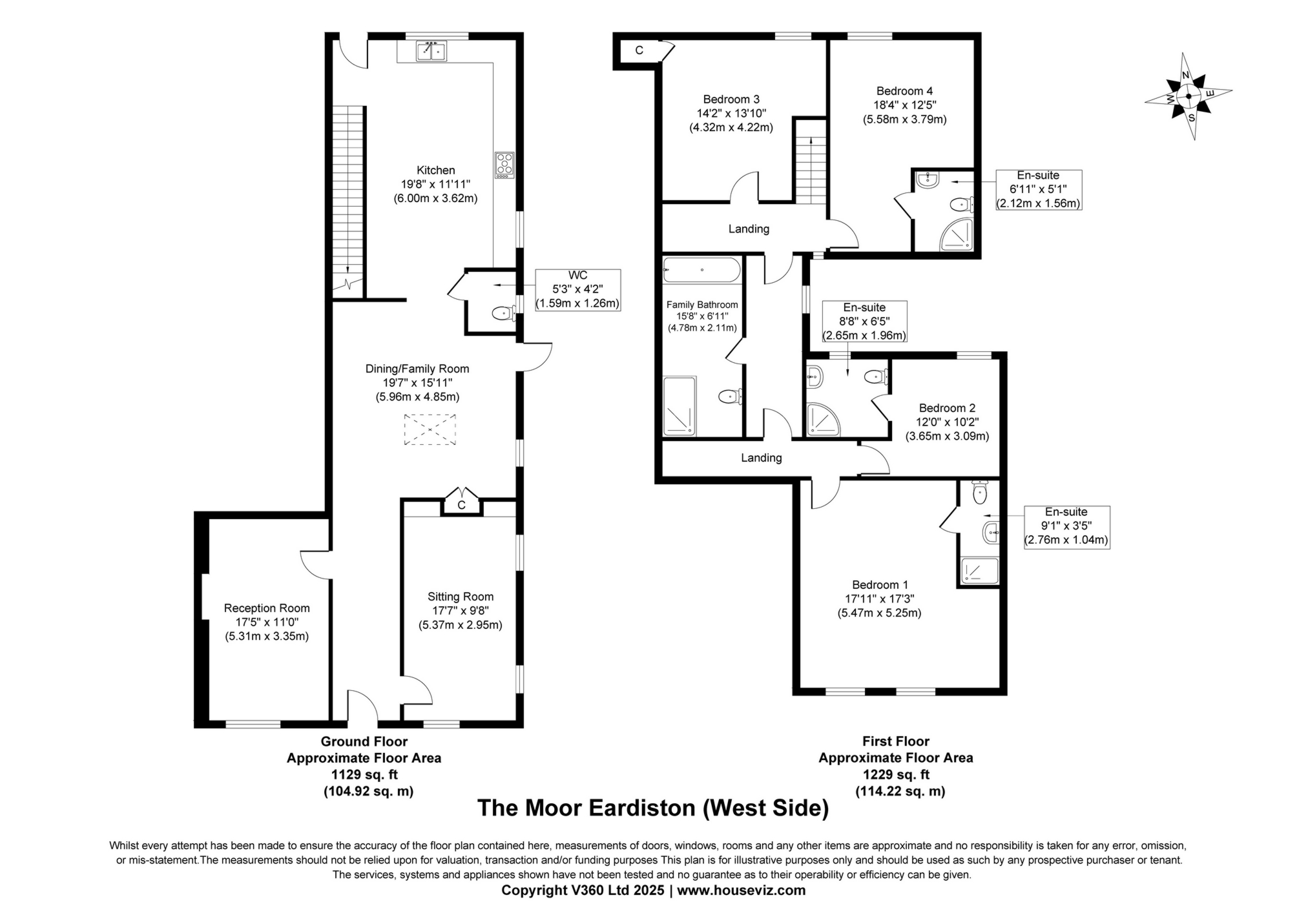 The Moor (West), Mill Lane, Tenbury Wells floorplan