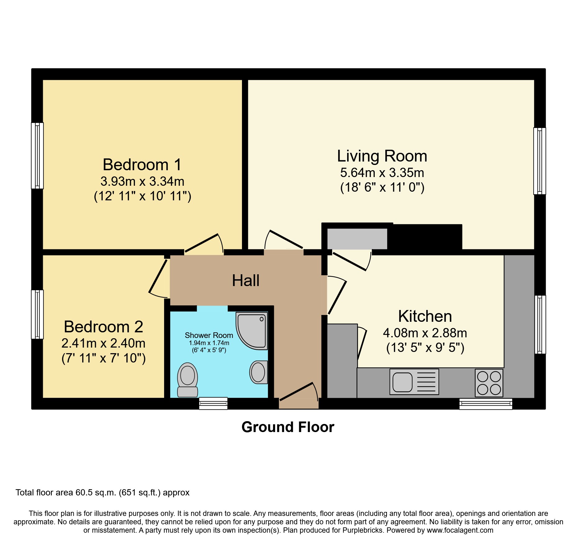 66, Balmfield, Liversedge floorplan