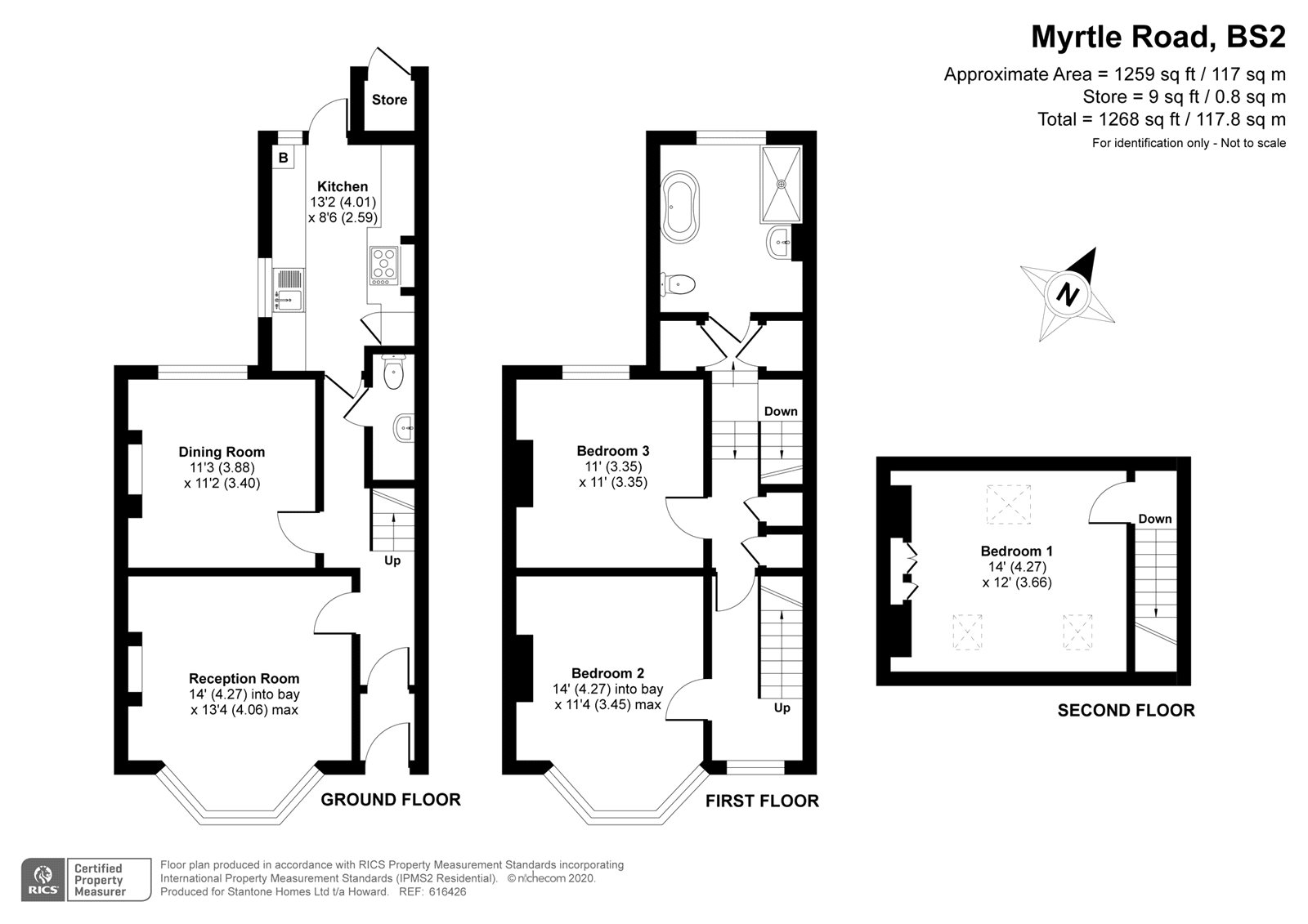 Myrtle Road, Bristol, Somerset BS2, 3 bedroom terraced house for sale ...