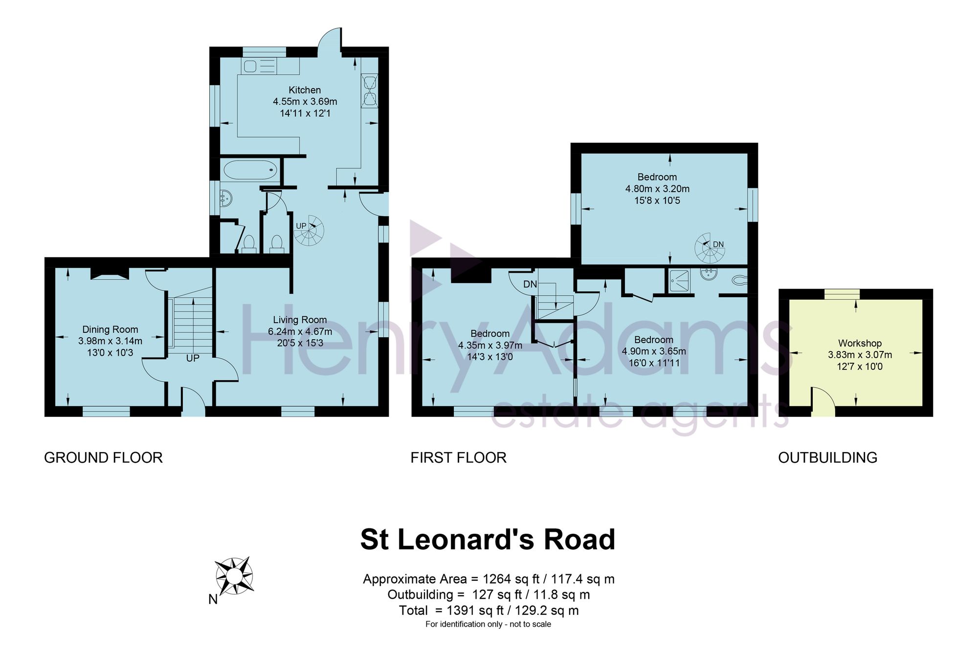 62 St. Leonards Road, Horsham floorplan