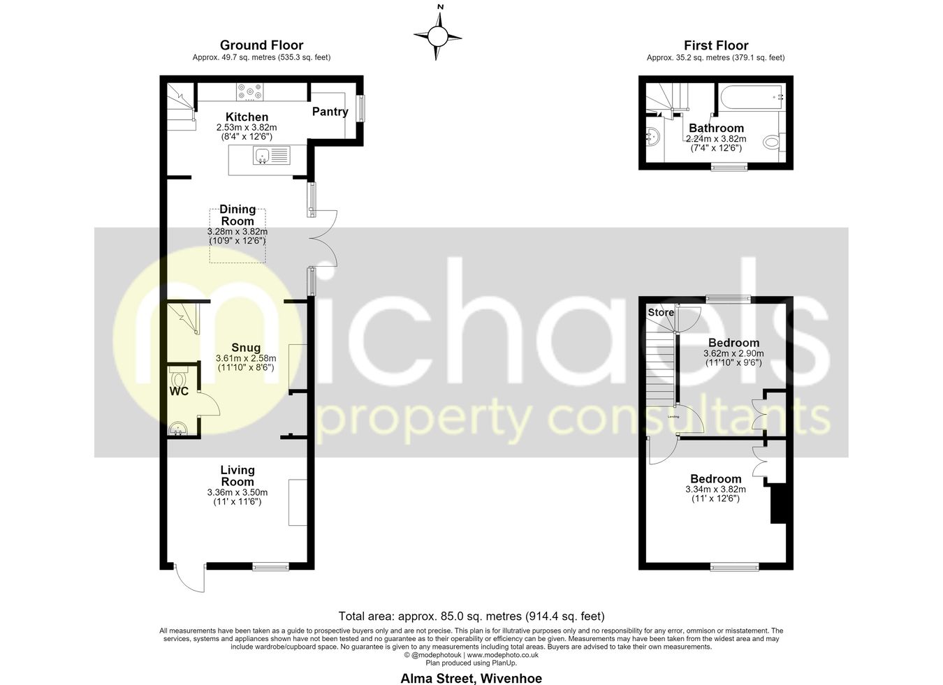 36, Alma Street, Colchester floorplan