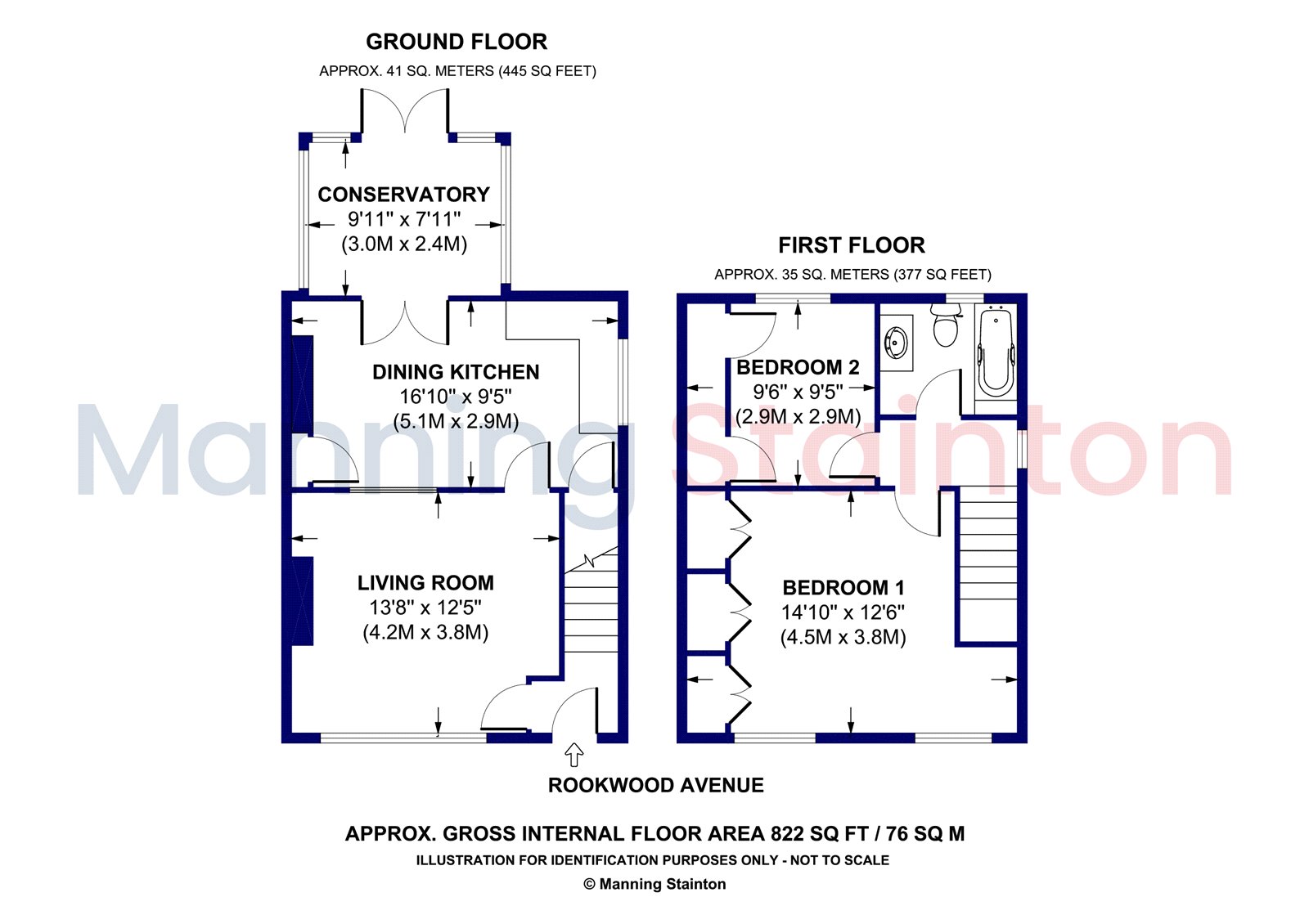 70, Rookwood Avenue, West Yorkshire floorplan
