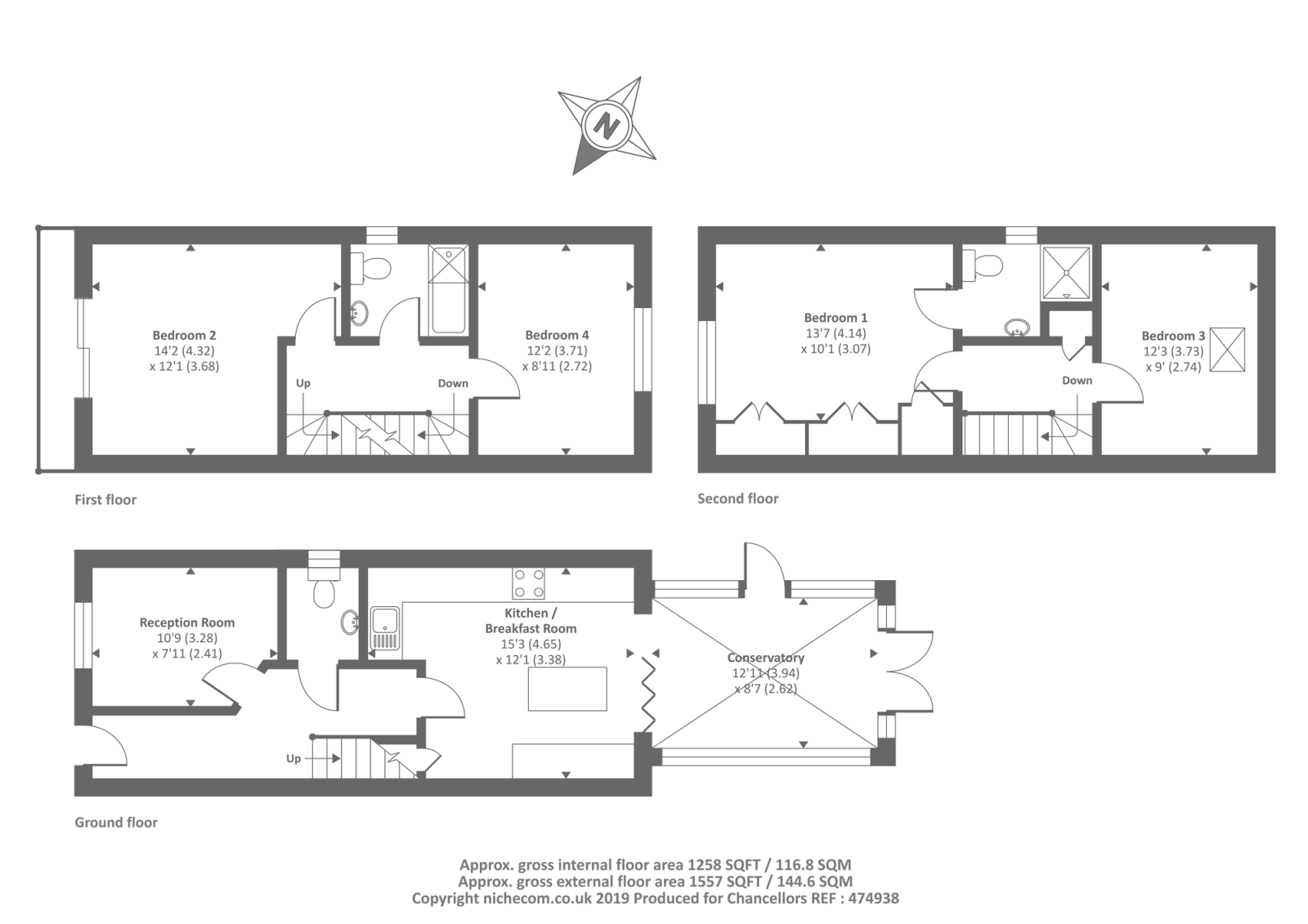 4 Bedrooms End terrace house for sale in Iliffe Close, Reading RG1