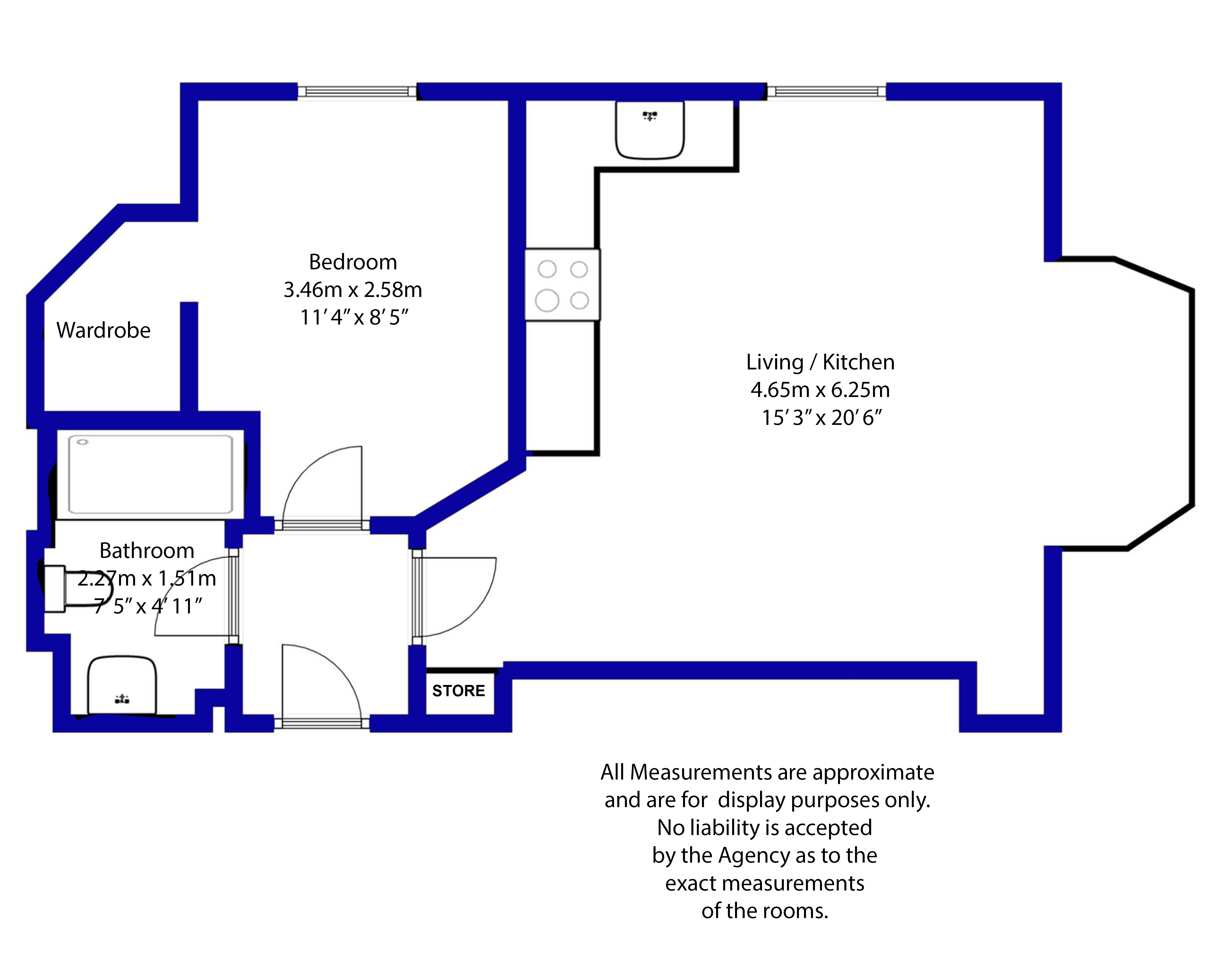 4, Westroyd Hall, Farsley floorplan