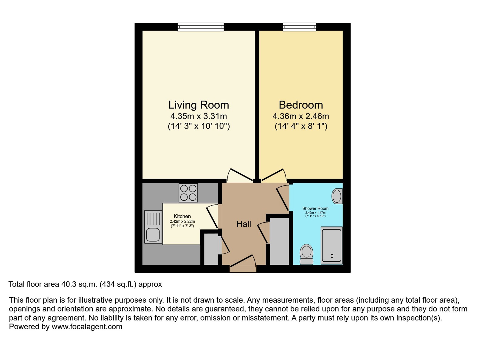 1, Springwood Court, New Romney floorplan