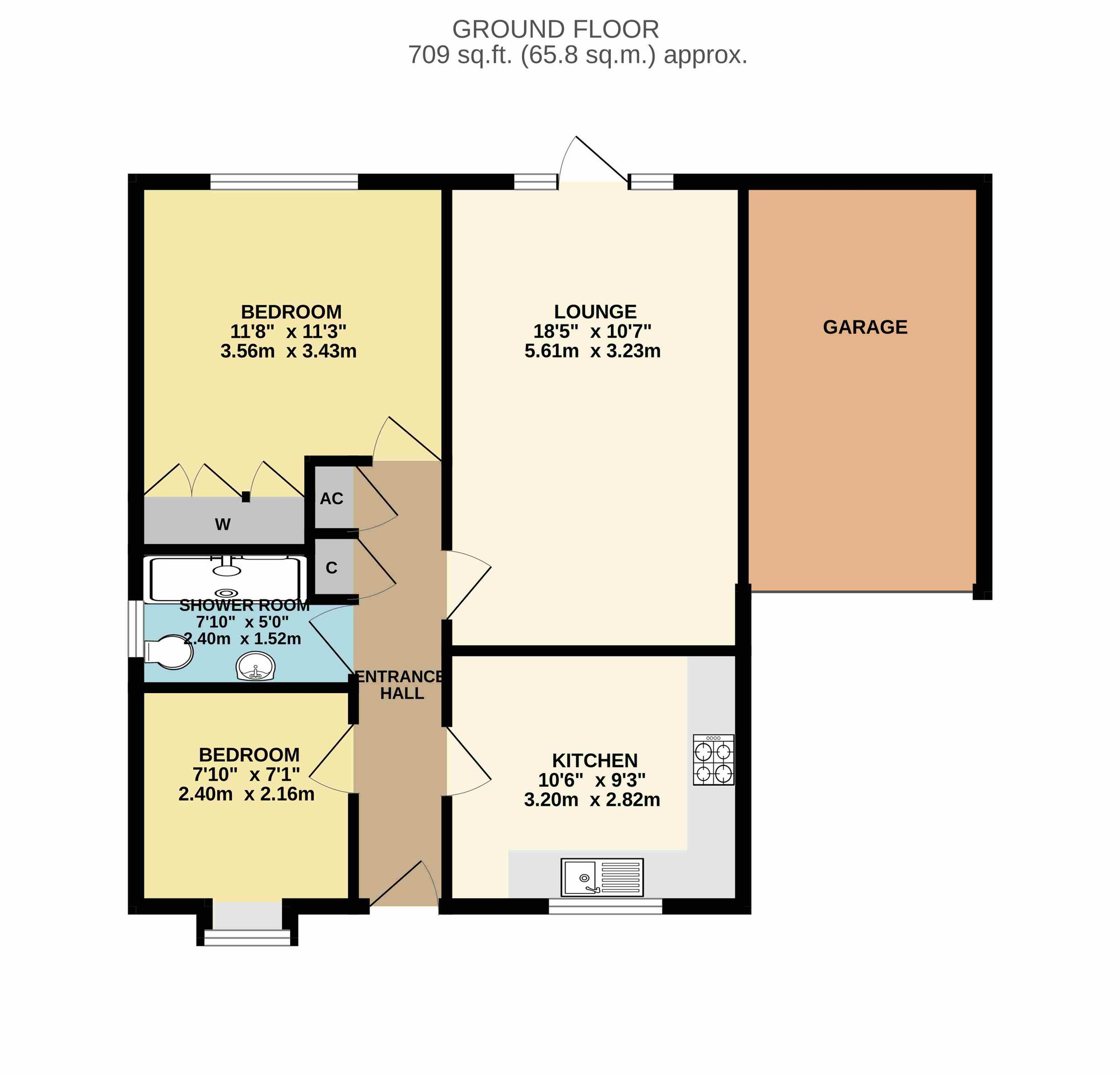 5 Garratt Close, Southampton floorplan