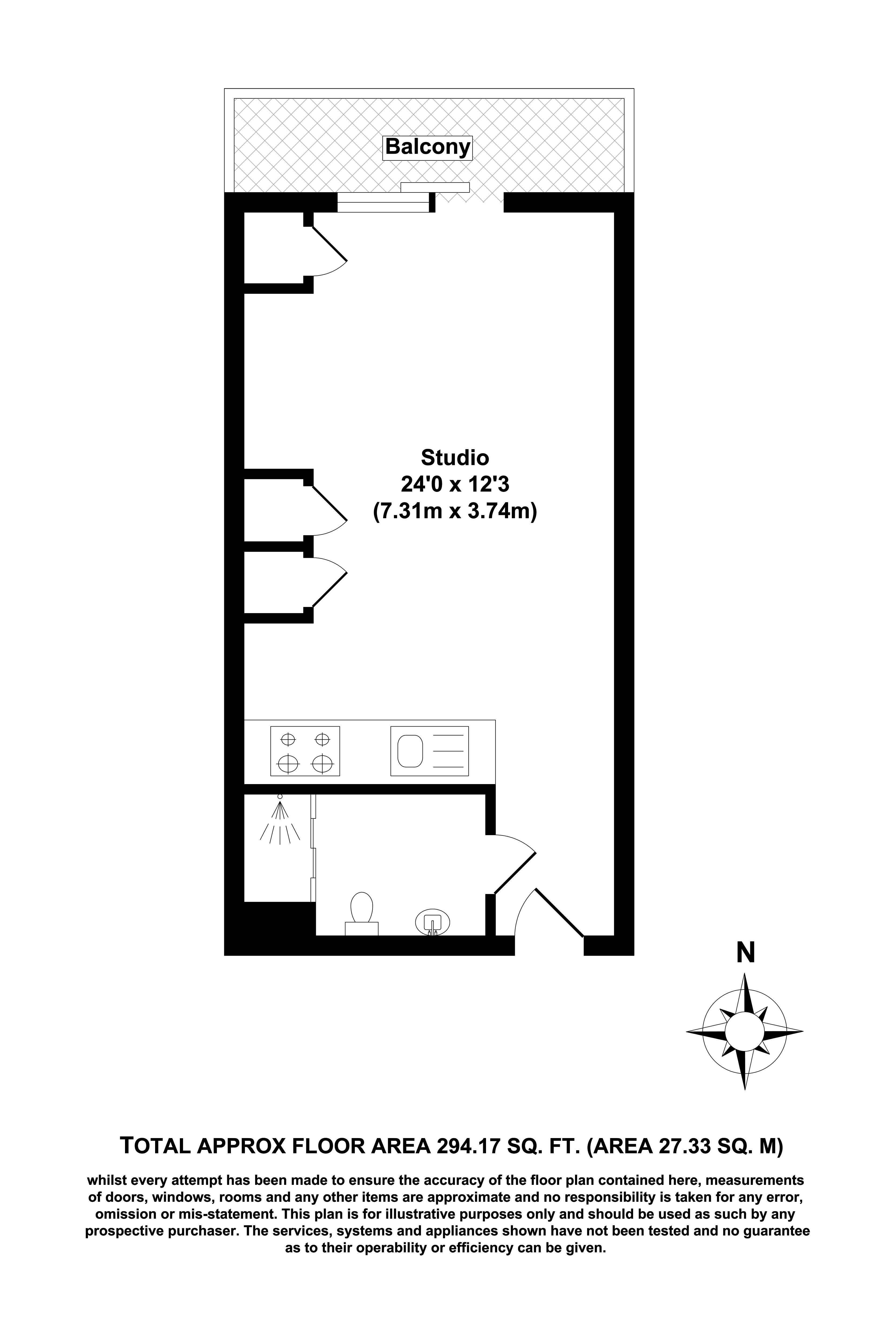 45,  Amelia House Boulevard Drive, London floorplan