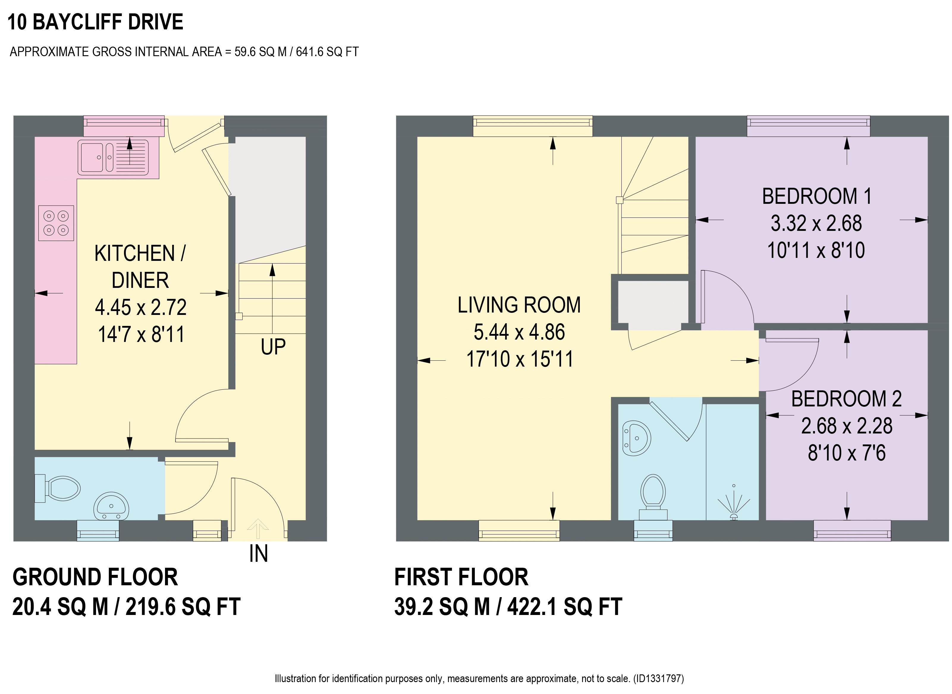 10, Baycliff Drive, Chesterfield floorplan