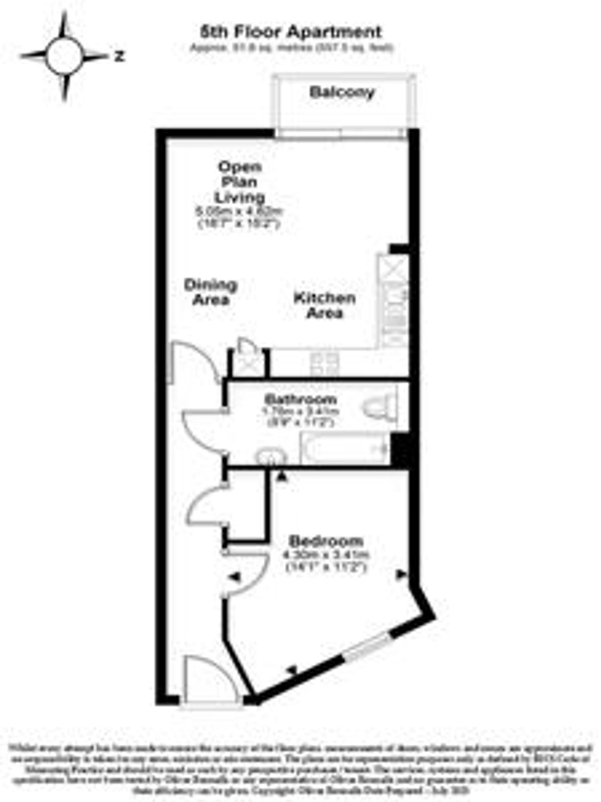 Flat 8, Arden House 52-54 Thurston Road, London floorplan