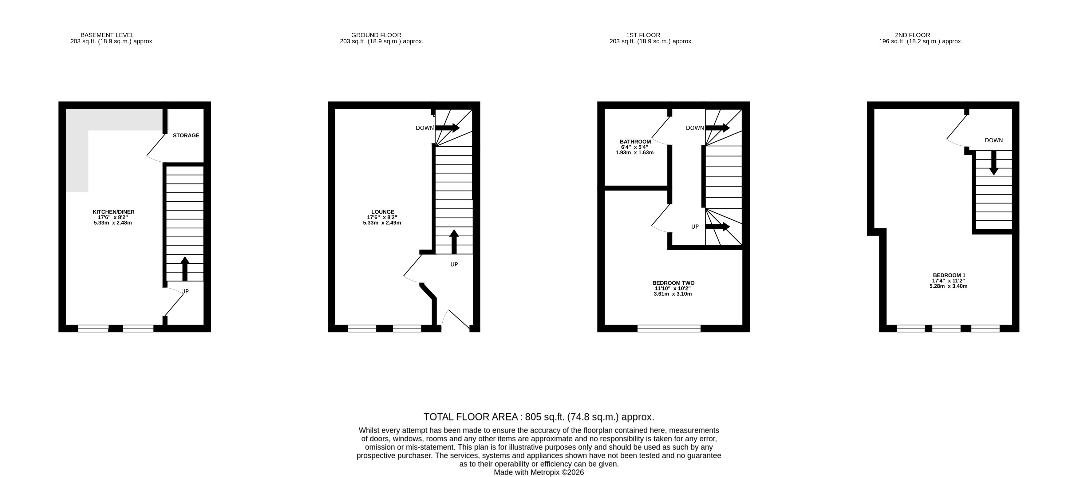 142, Otley Road, Leeds floorplan