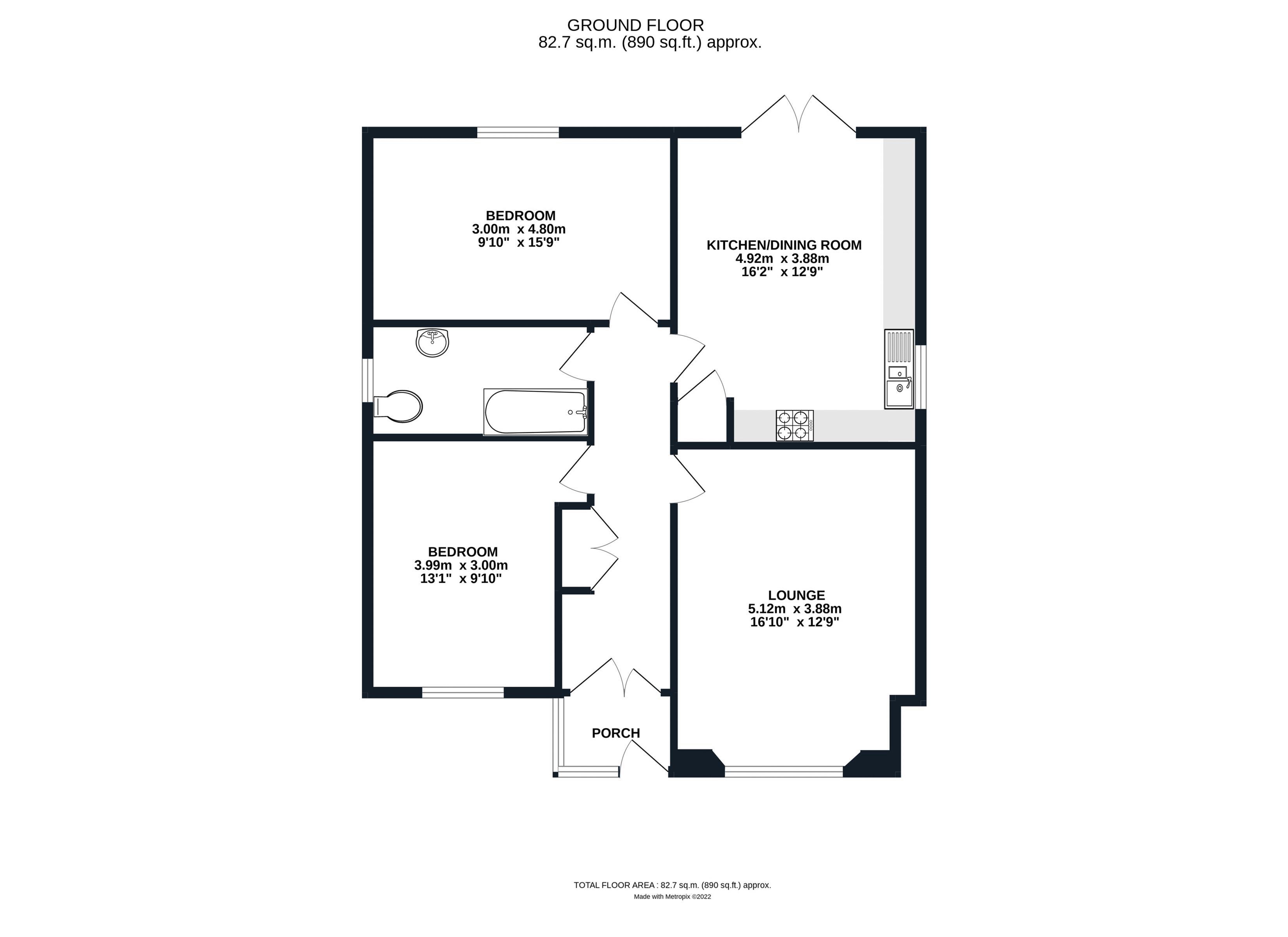 Pennine Close, Hackthorpe, Penrith CA10, 2 bedroom bungalow for sale