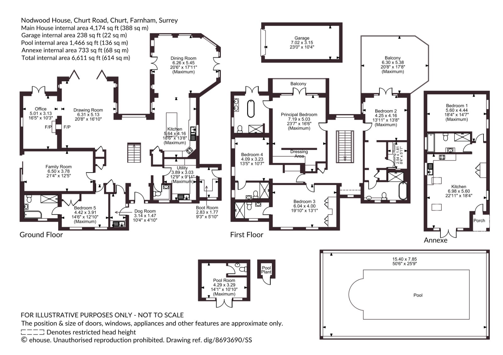 Nodwood House,, Churt Road, Farnham floorplan