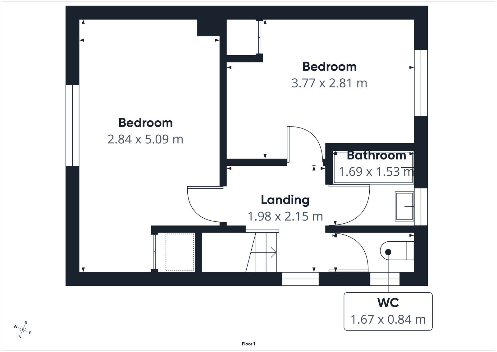 18, Hart Green, Cinderford floorplan