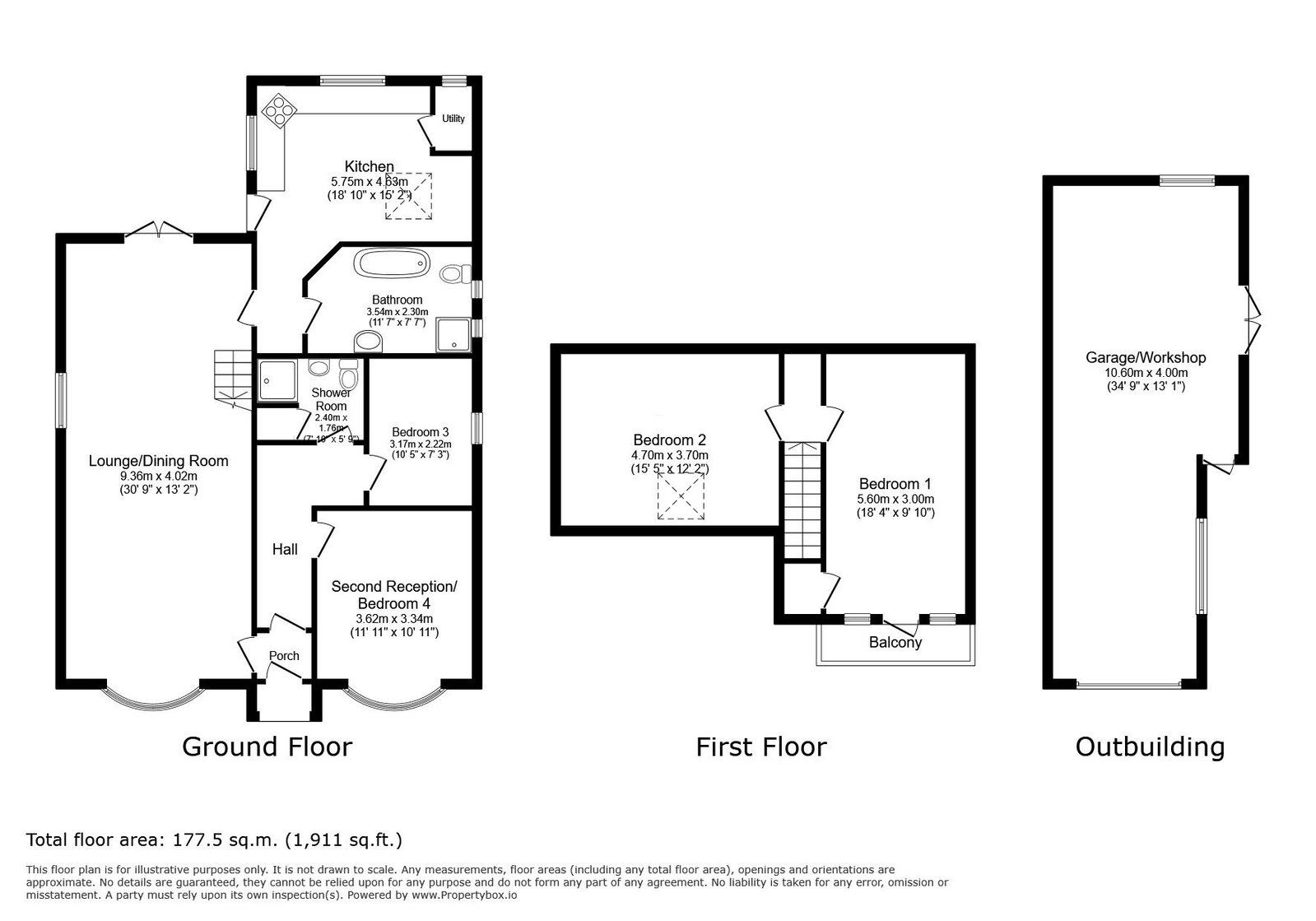 Westwood, New Hey Lane, Preston floorplan