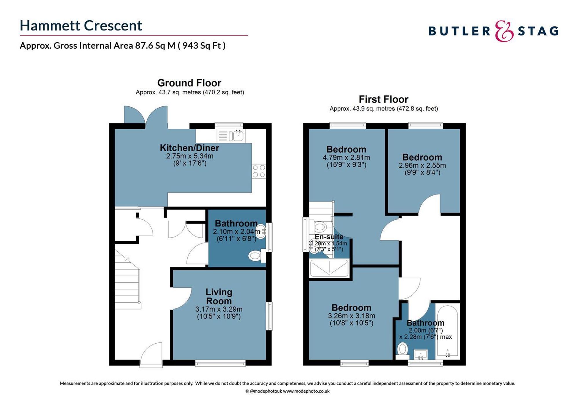 7 Hammett Crescent, Bishop's Stortford floorplan