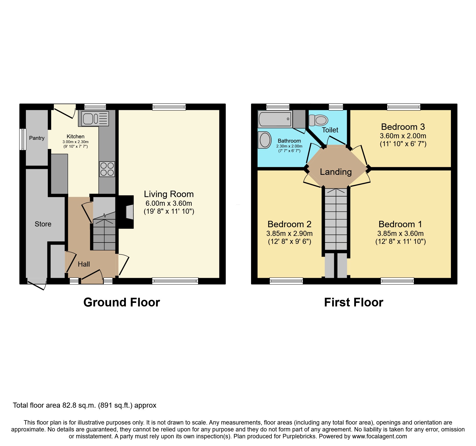 304, Beaumont Leys Lane, Leicester floorplan