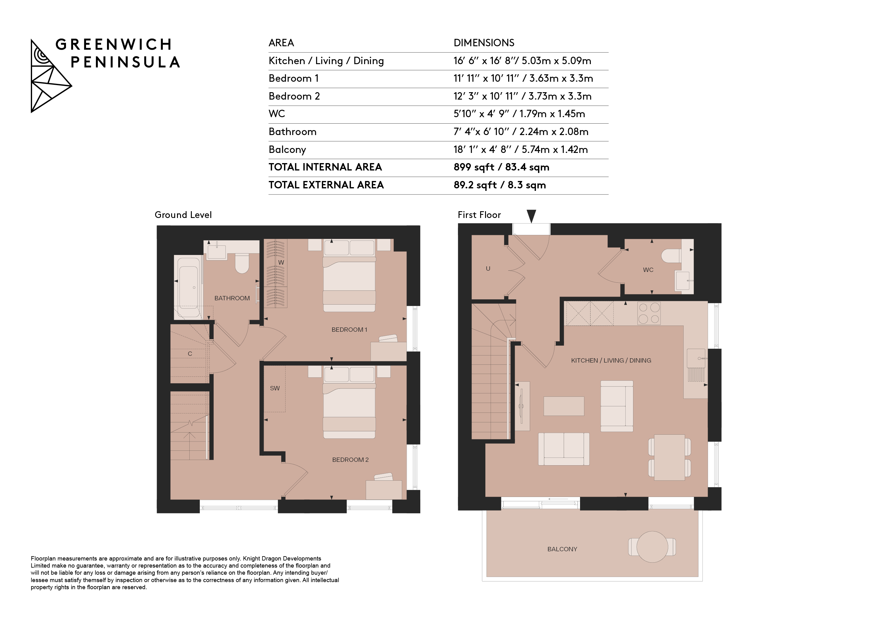 PARKVIEW, East Parkside, London floorplan