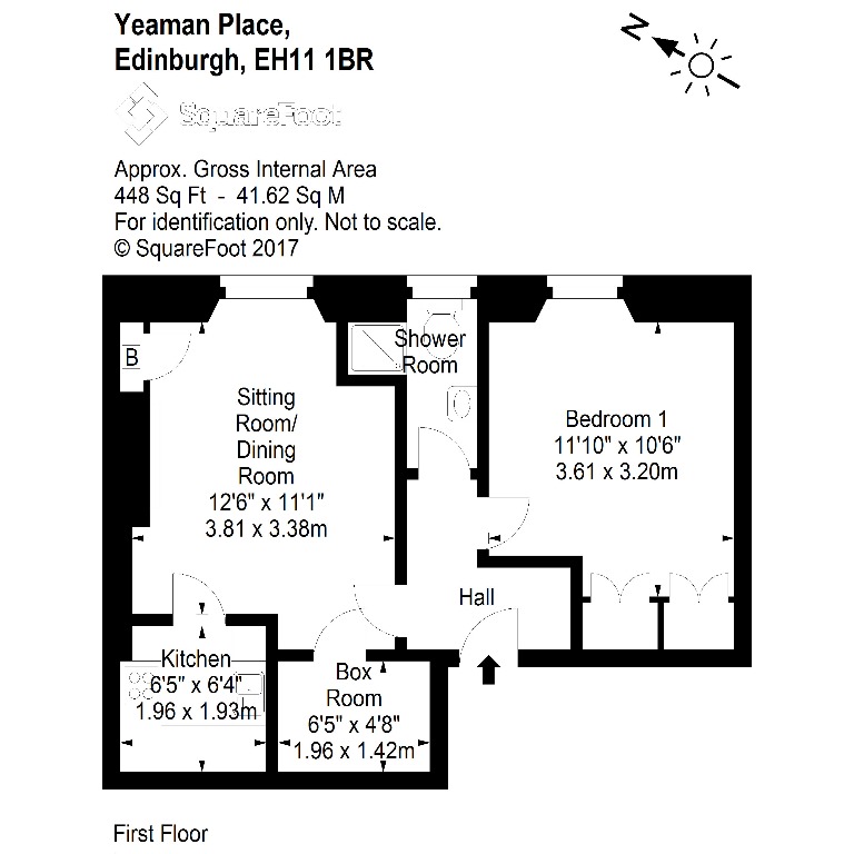 1 Bedrooms Flat to rent in Yeaman Place, Polwarth, Edinburgh EH11