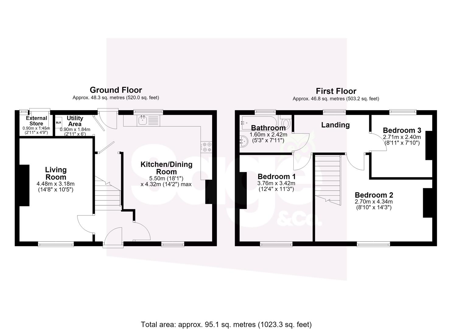 88, Picton Road, Pontypool floorplan