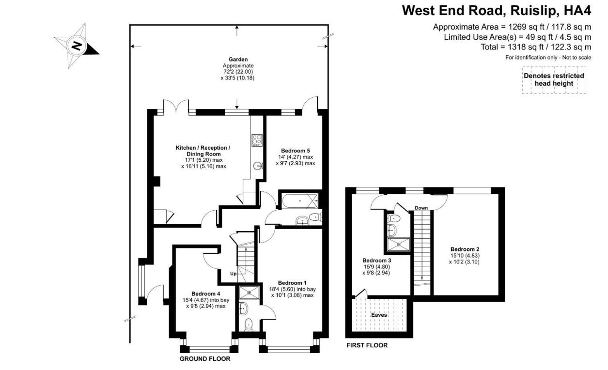 West End Road, Ruislip floorplan