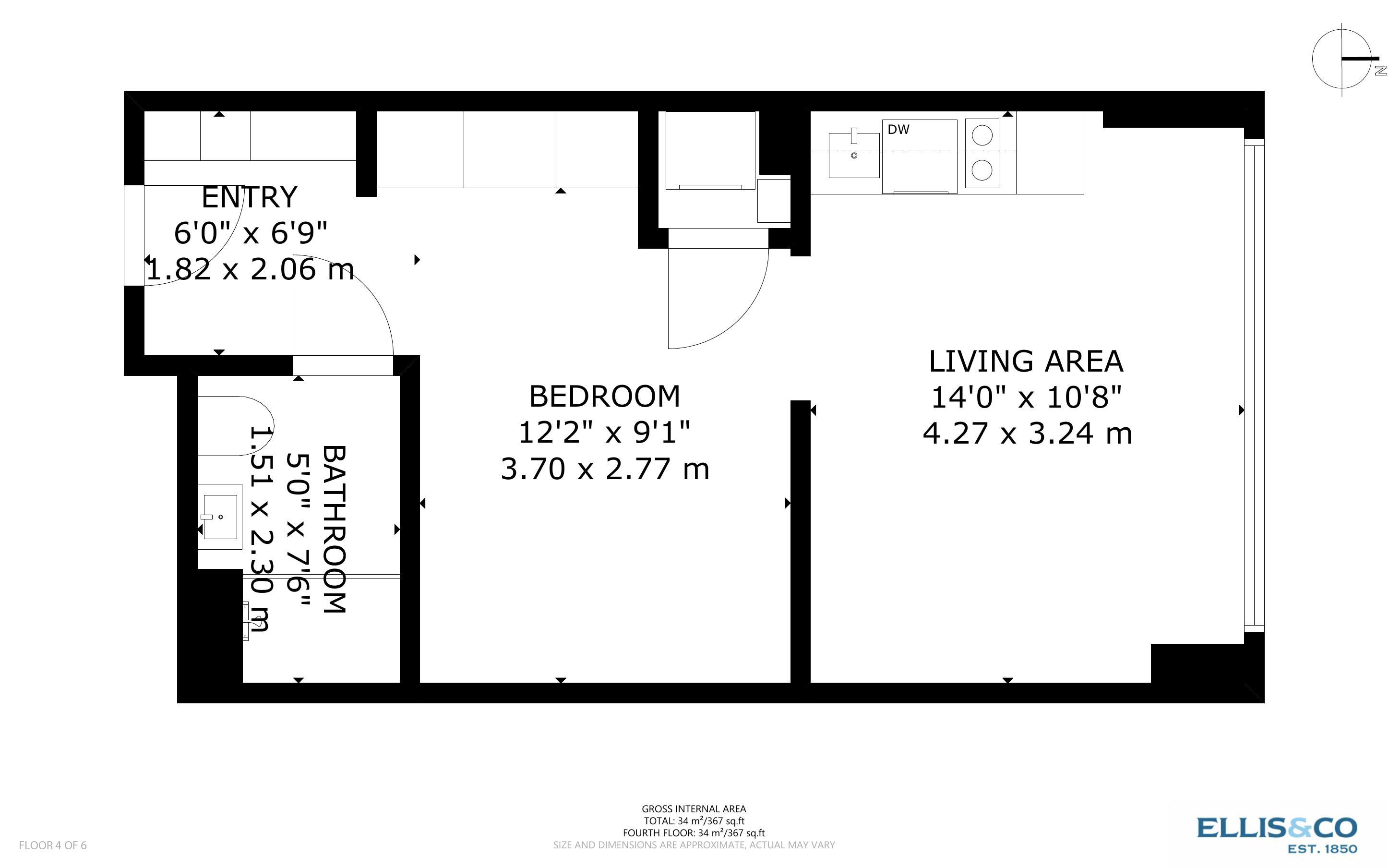 West Gate, London floorplan