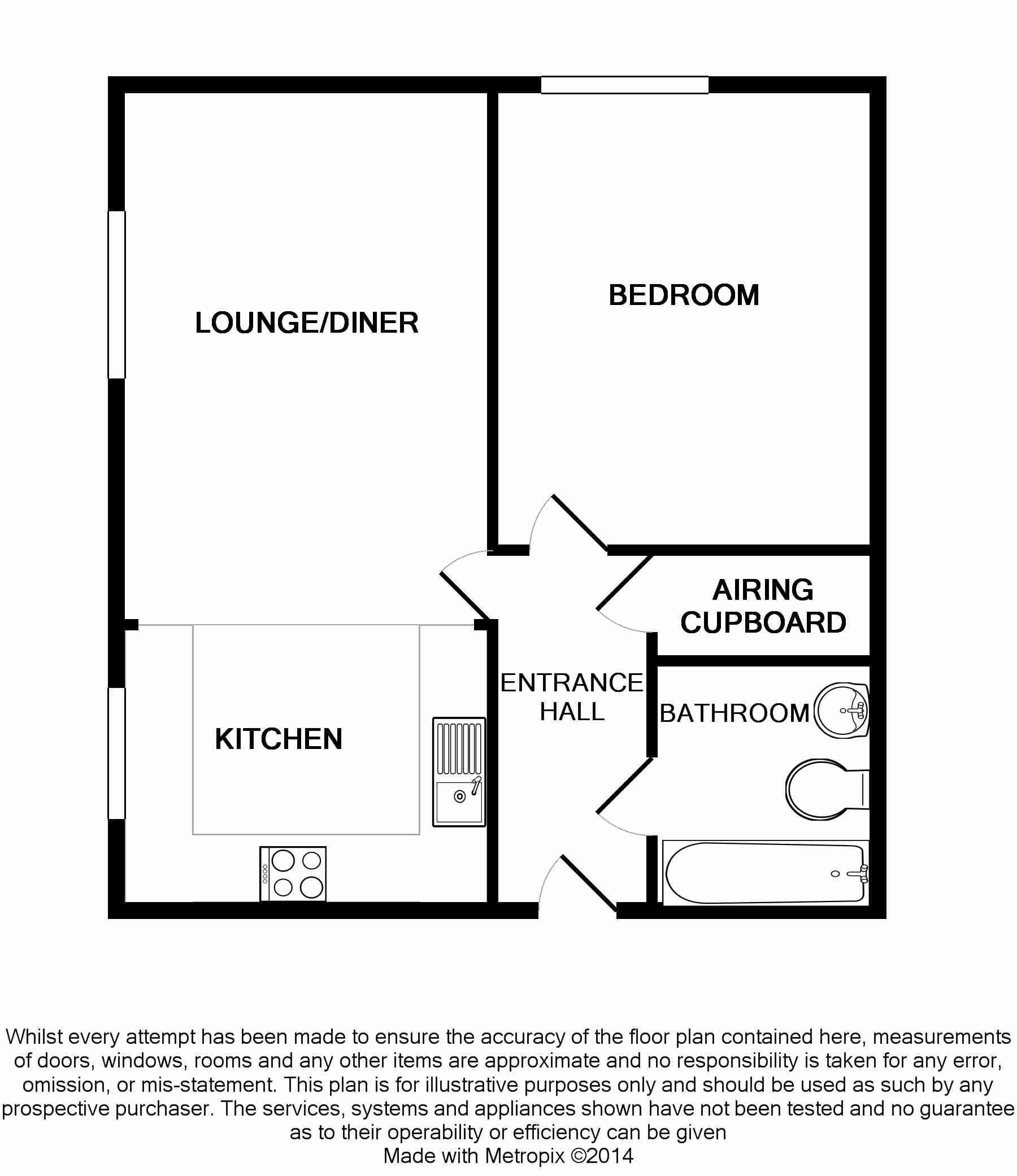 1 Bedrooms Flat to rent in Stanbridge Court, Stanbridge Road, Downend, Bristol BS16