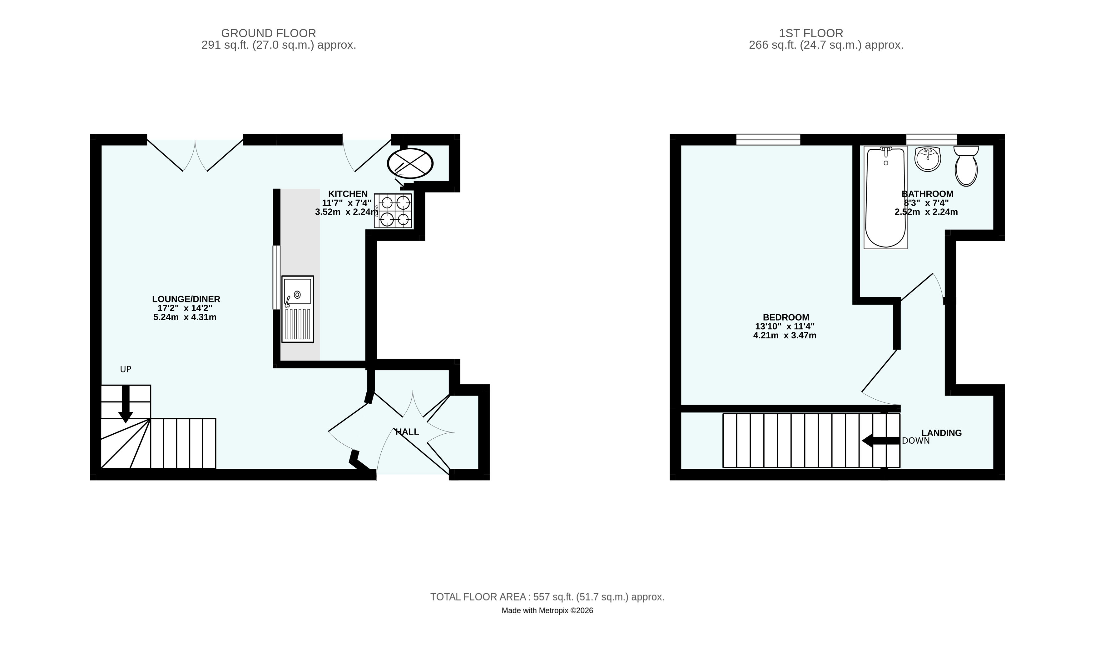 1, Custom House Lane, Cornwall floorplan