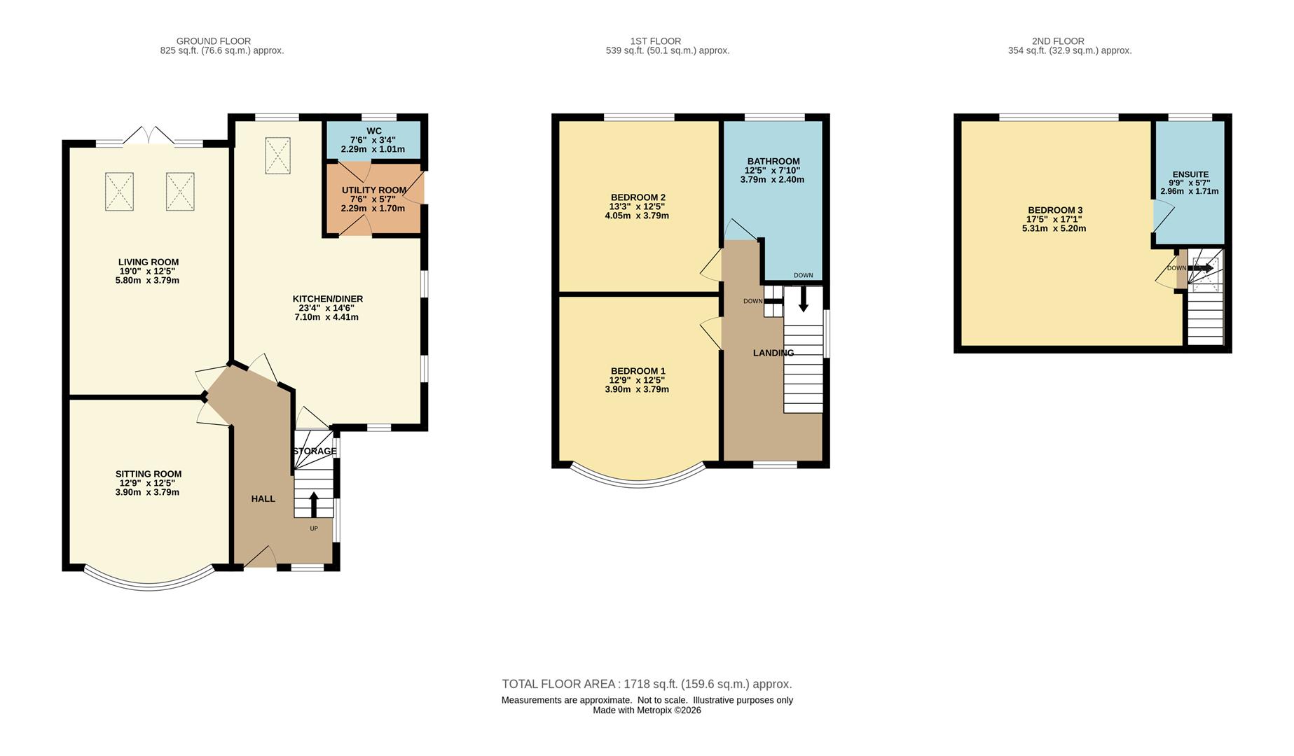 34, Litherland Road, Sale floorplan