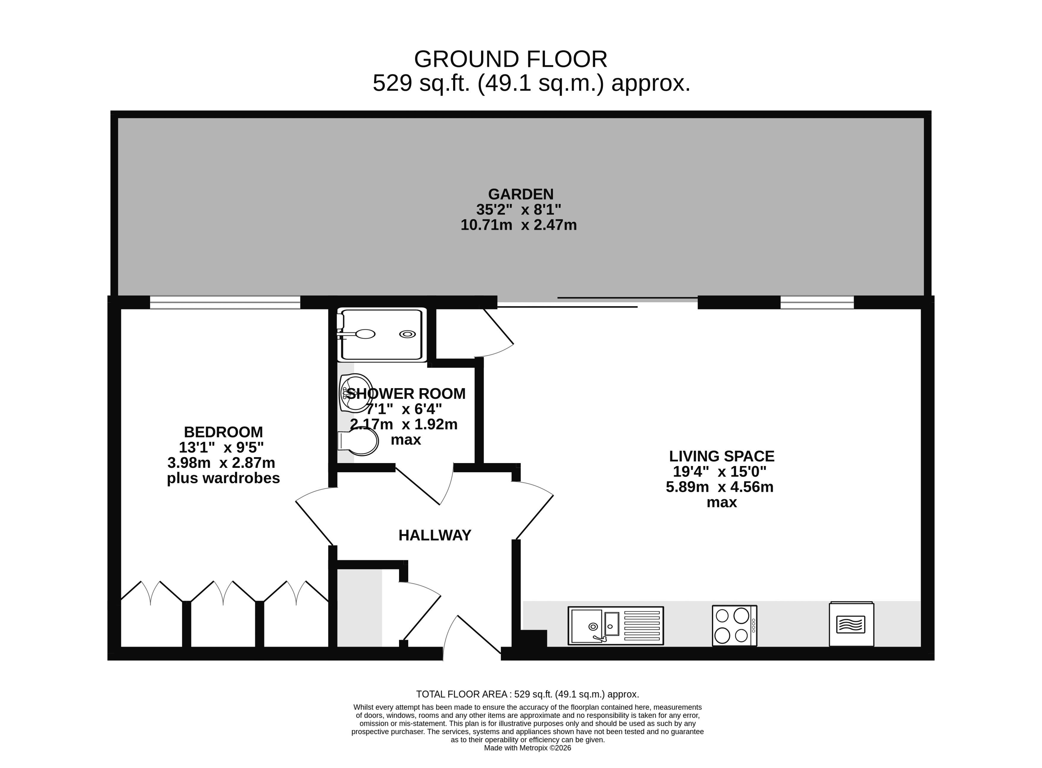 Flat 16, Winsor Avenue, Exeter floorplan