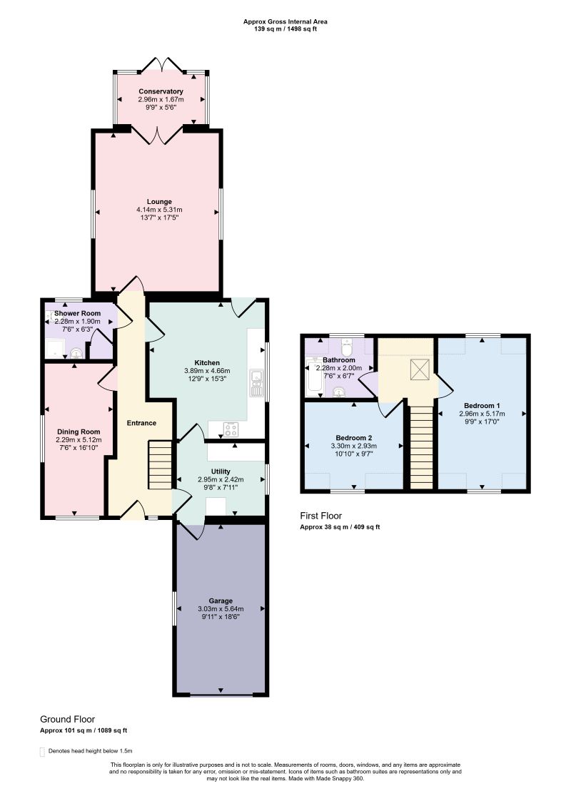 9a Golwg Y Mynydd, Llangadog floorplan