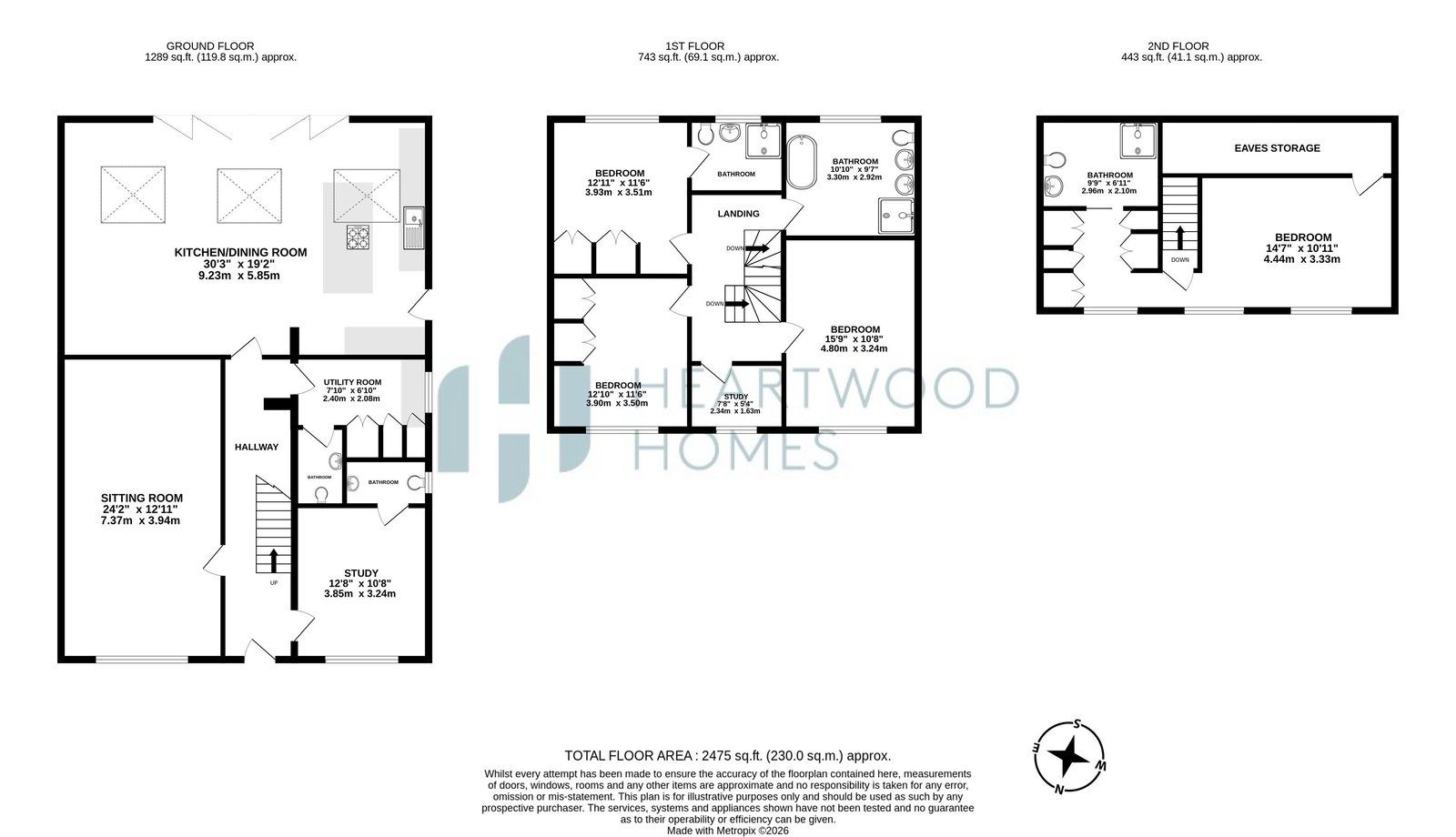 10, Meadow Close, St Albans floorplan