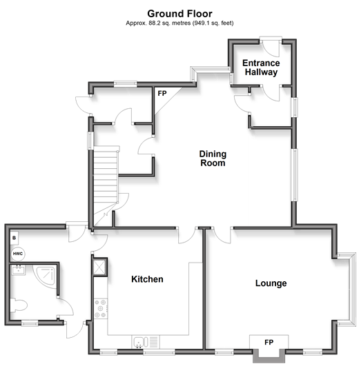 St. John's Road, Sandown floorplan