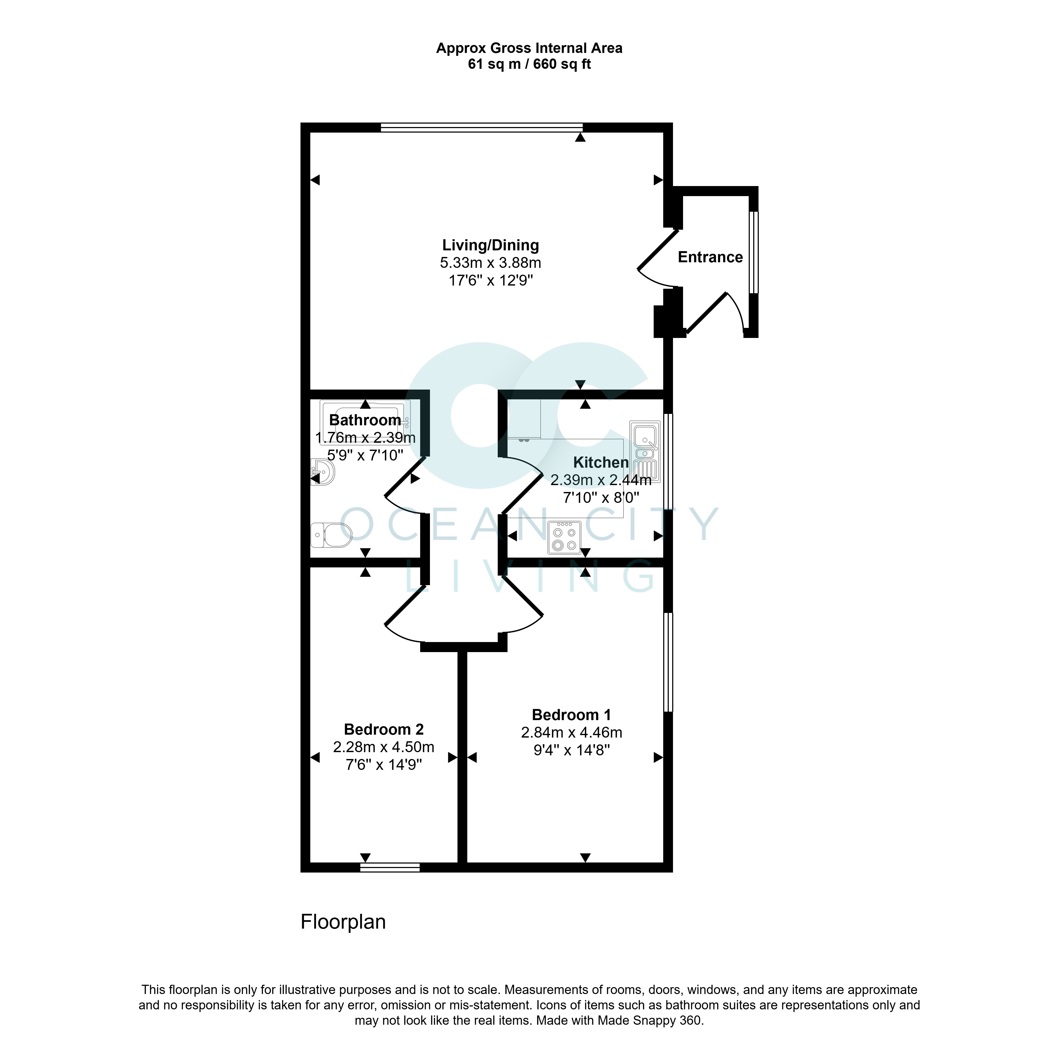 Wolseley Road, Plymouth floorplan