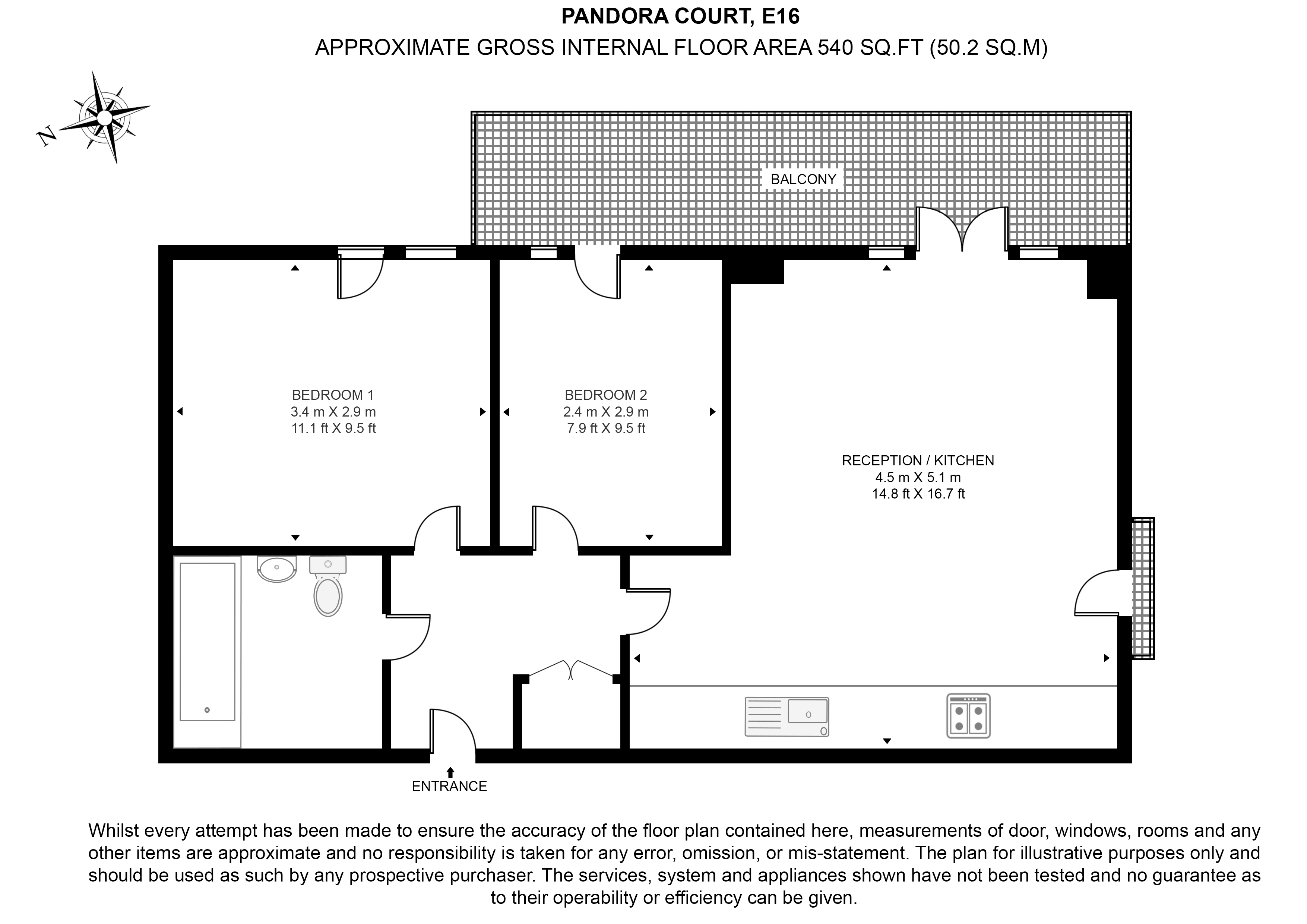 Pandora Court, Canning Town floorplan
