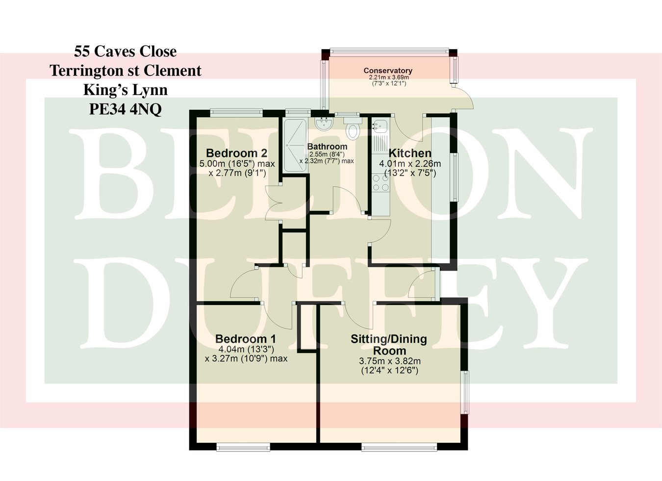 55, Caves Close, Terrington St Clement floorplan