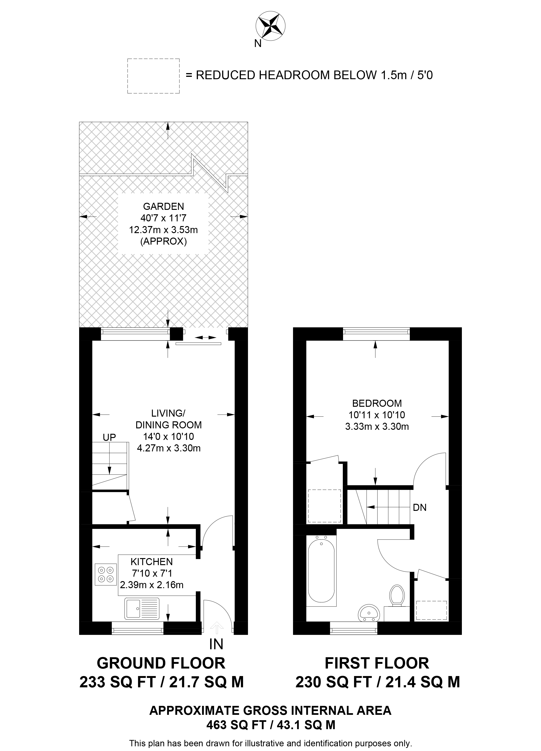 50, Hilmanton, Lower Earley, Reading floorplan