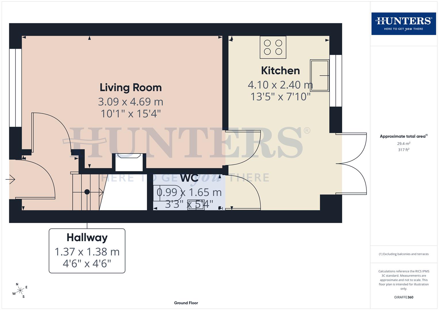 43, Hewers Close, Stanley floorplan
