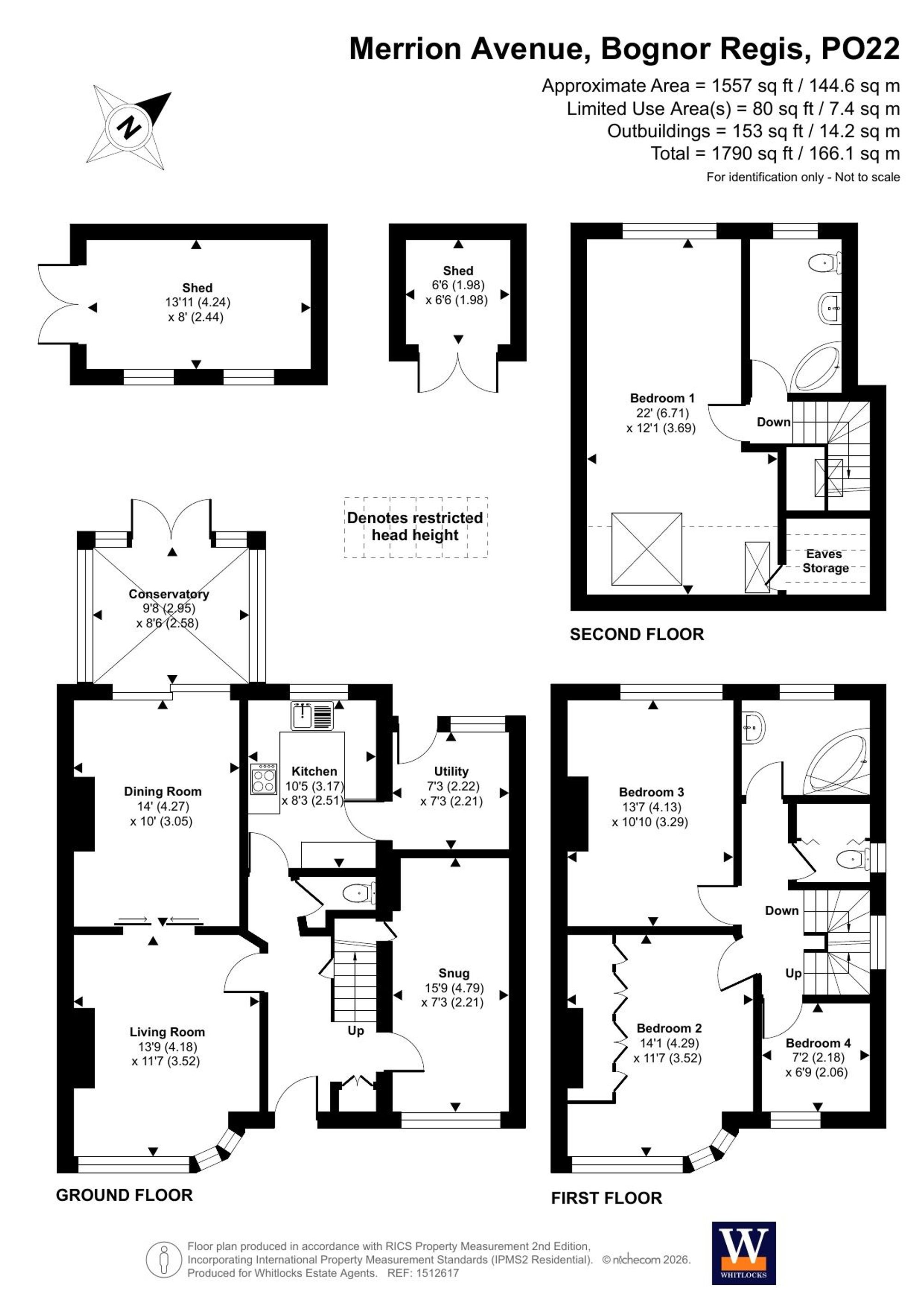 27 Merrion Avenue, Bognor Regis floorplan