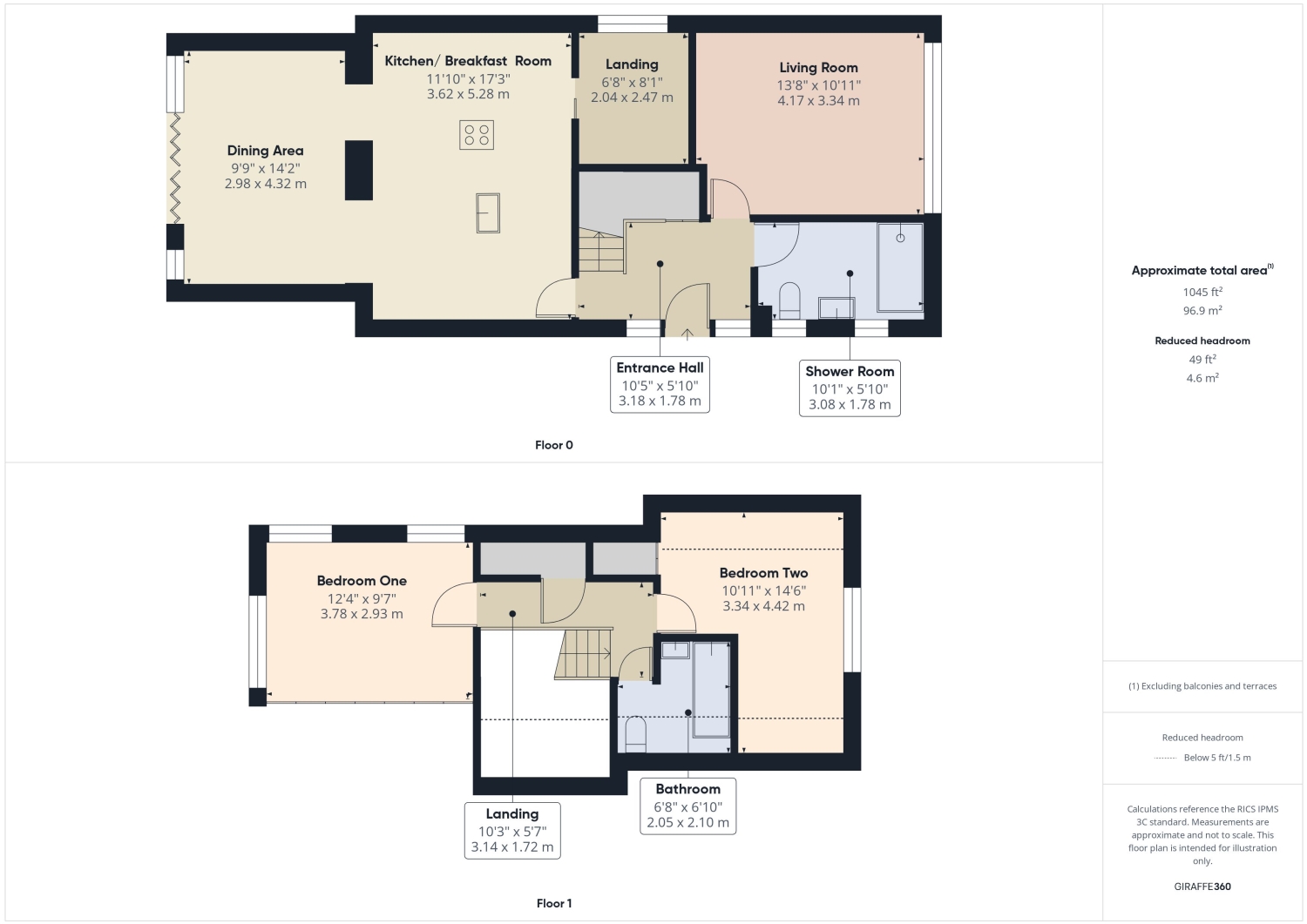 3, Cox Drive, Nottingham floorplan